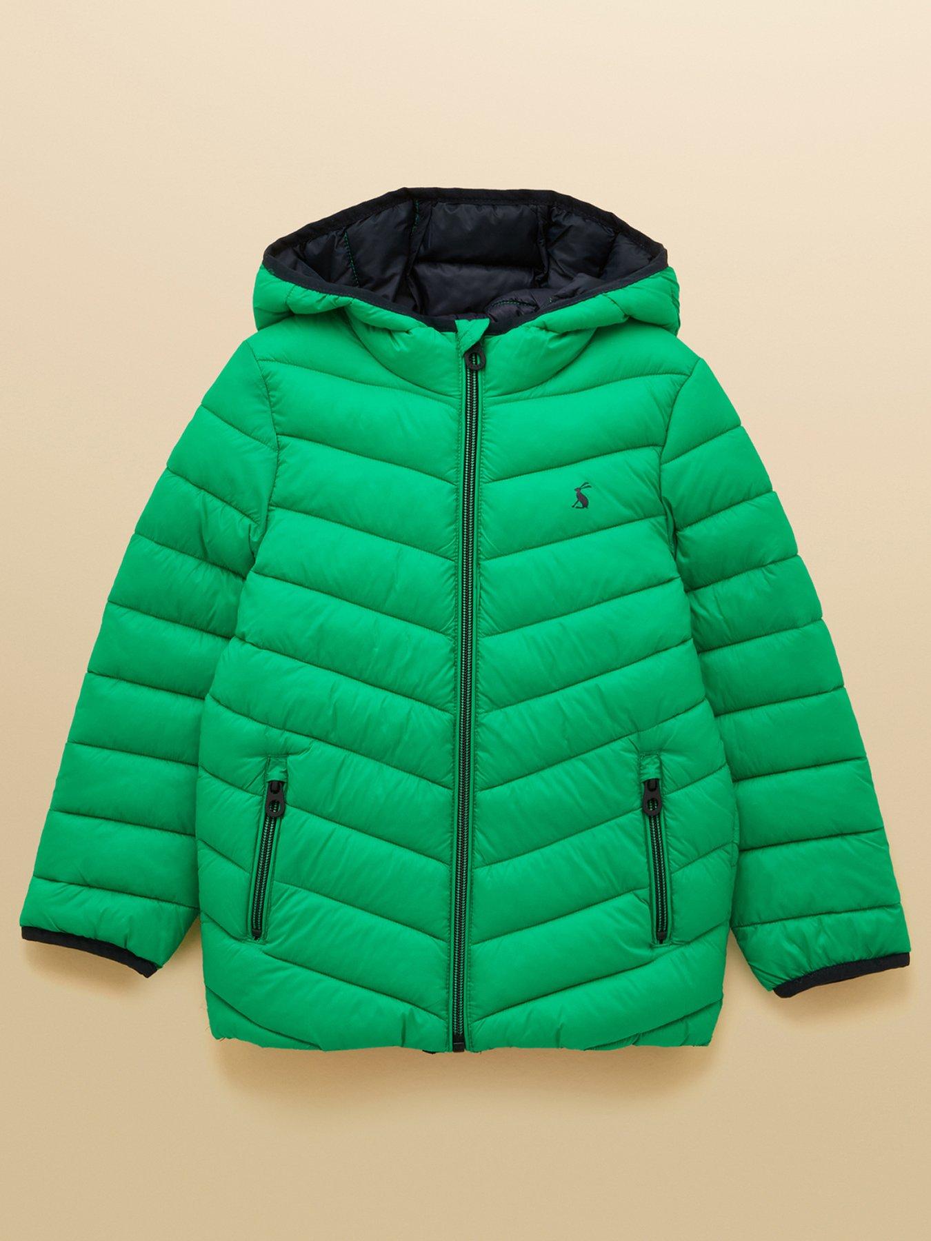 Image 1 of 5 of Joules Boys Cairn Padded Coat - Green