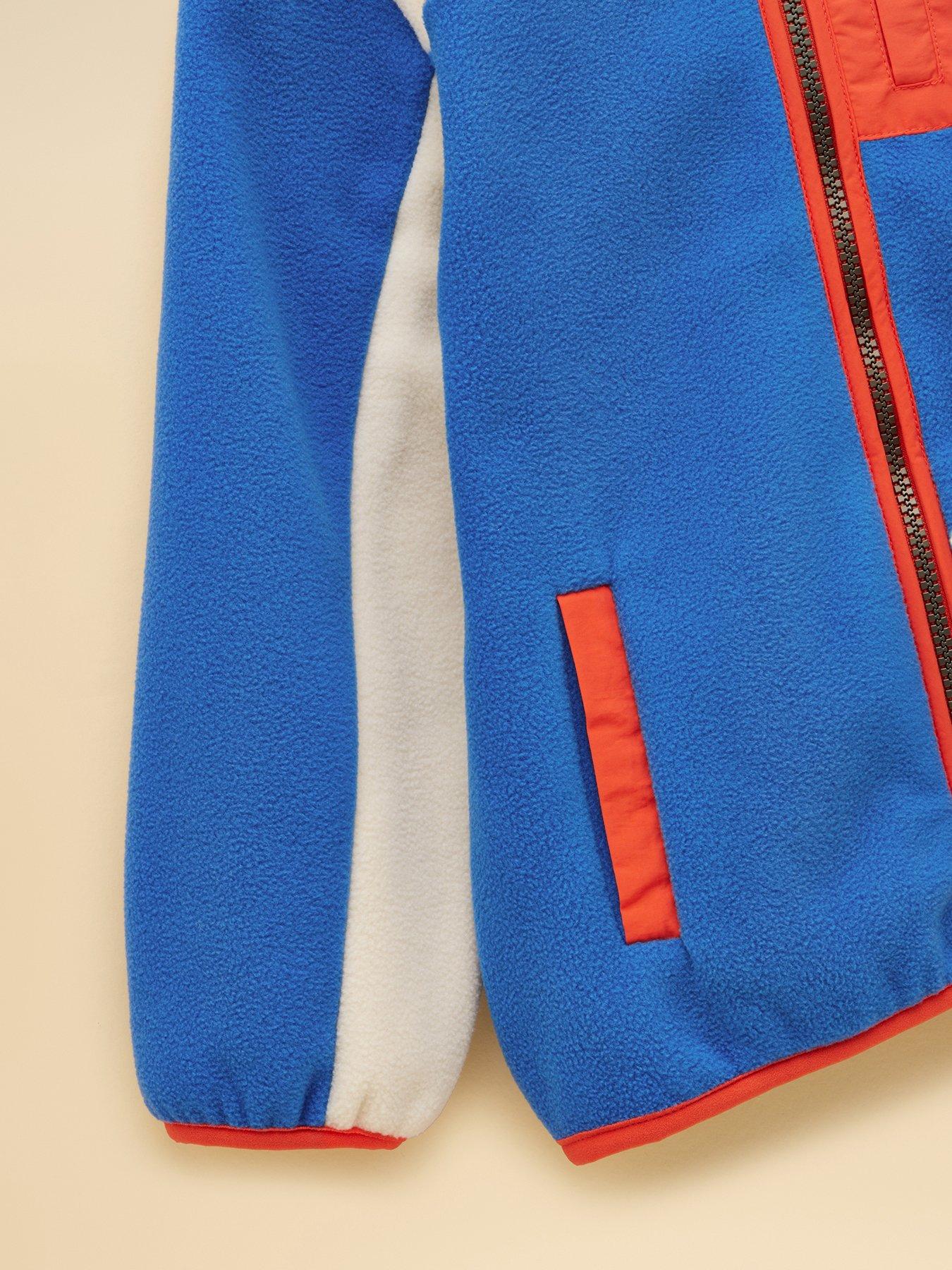 Image 5 of 5 of Joules Boys Summit Colour Block Fleece - Blue
