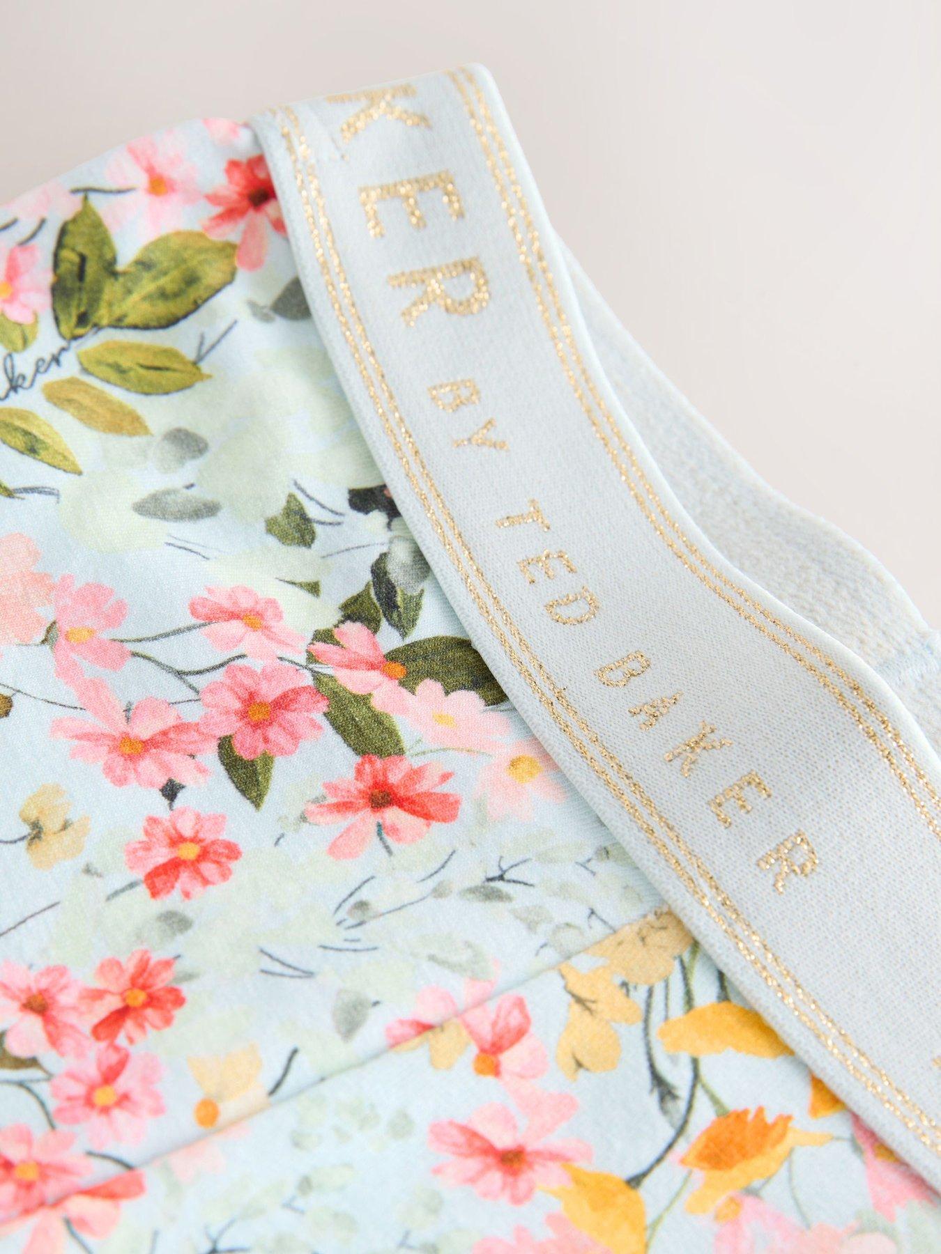 Image 7 of 7 of Ted Baker Girls Floral Frill Cycle Short Set - Multi