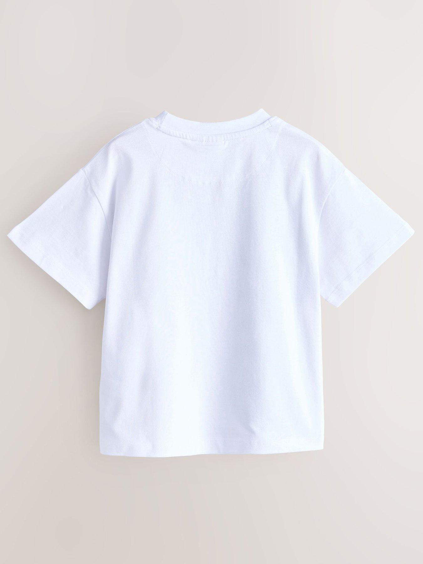 Image 2 of 5 of Ted Baker Boys 5 Pack Graphic Short Sleeved T-Shirts - Blue