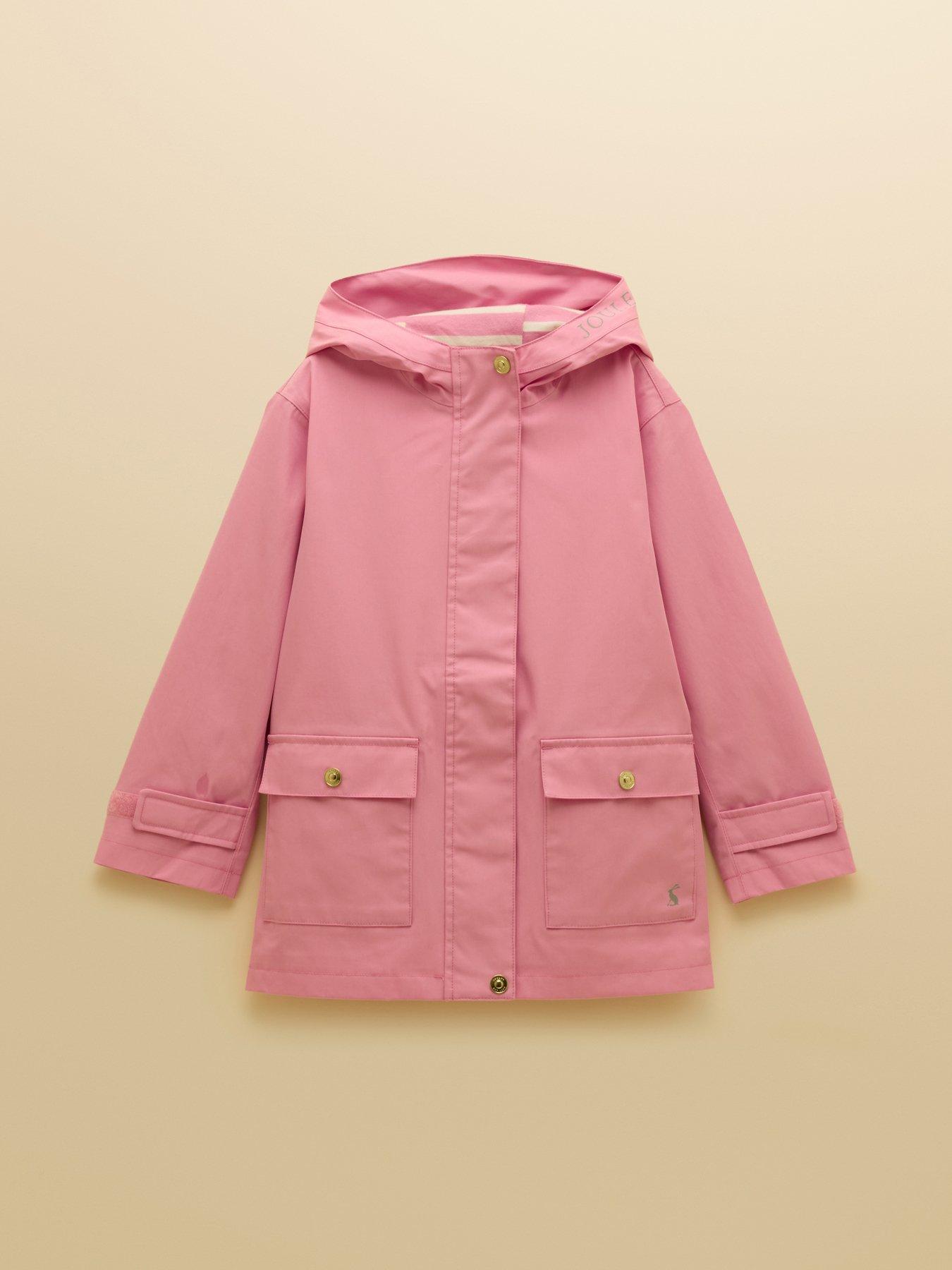 Joules Girls Portwell Rain Jacket - Pink