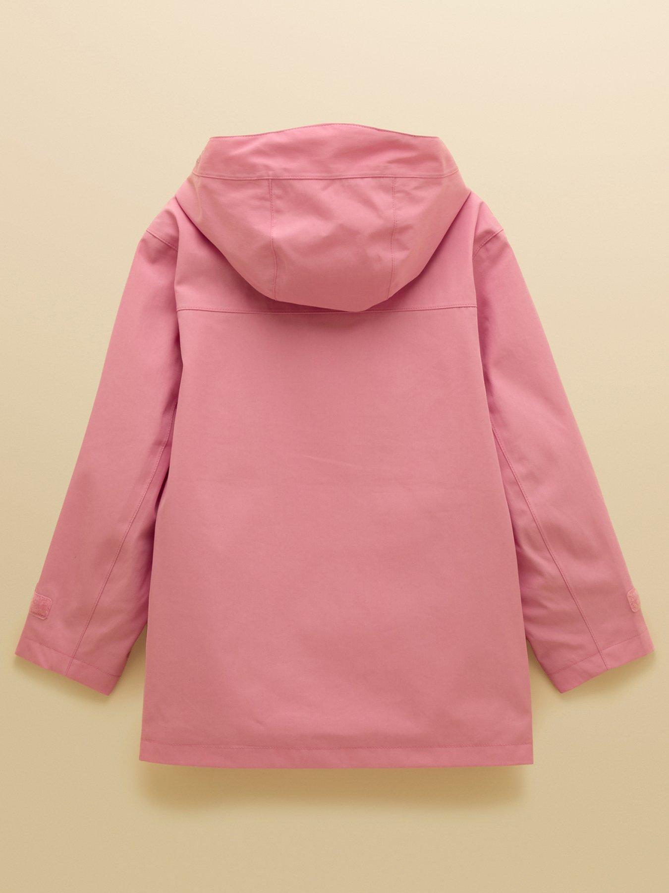 Image 2 of 4 of Joules Girls Portwell Rain Jacket - Pink