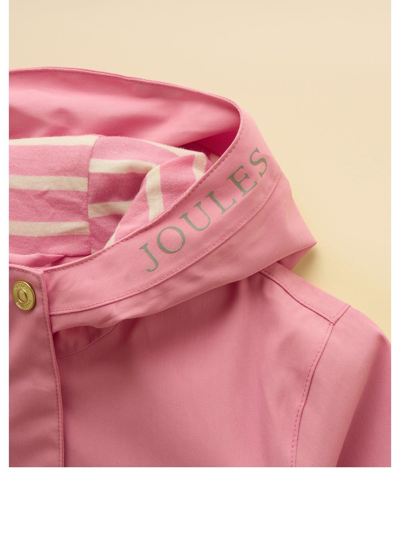 Image 3 of 4 of Joules Girls Portwell Rain Jacket - Pink