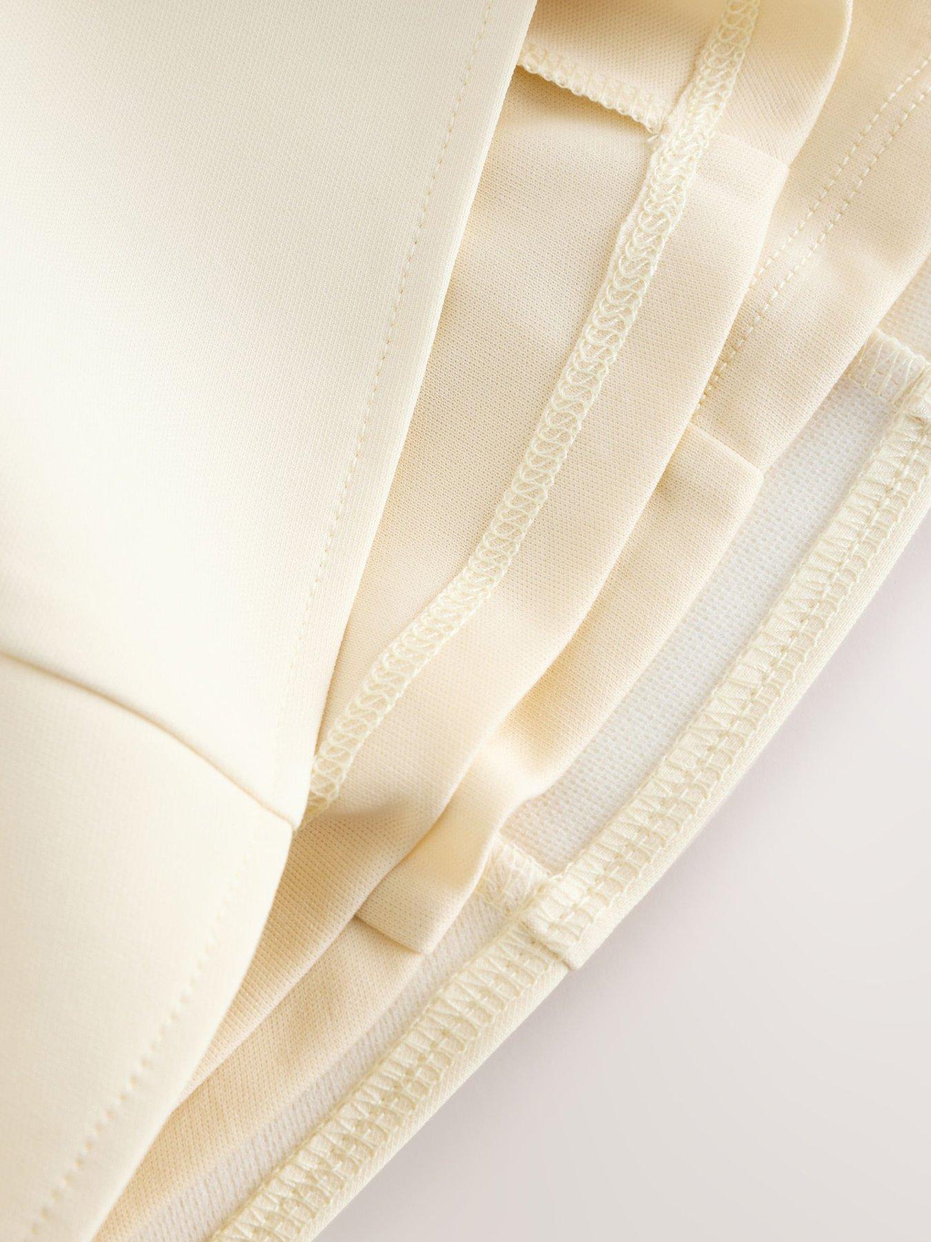 Image 7 of 7 of Ted Baker Older Girls Structured Double Strap Skater Dress - Yellow