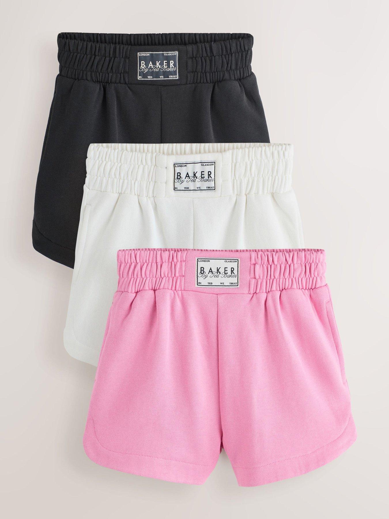 Image 1 of 6 of Ted Baker Older Girls 3 Pack Logo Shorts - Multi