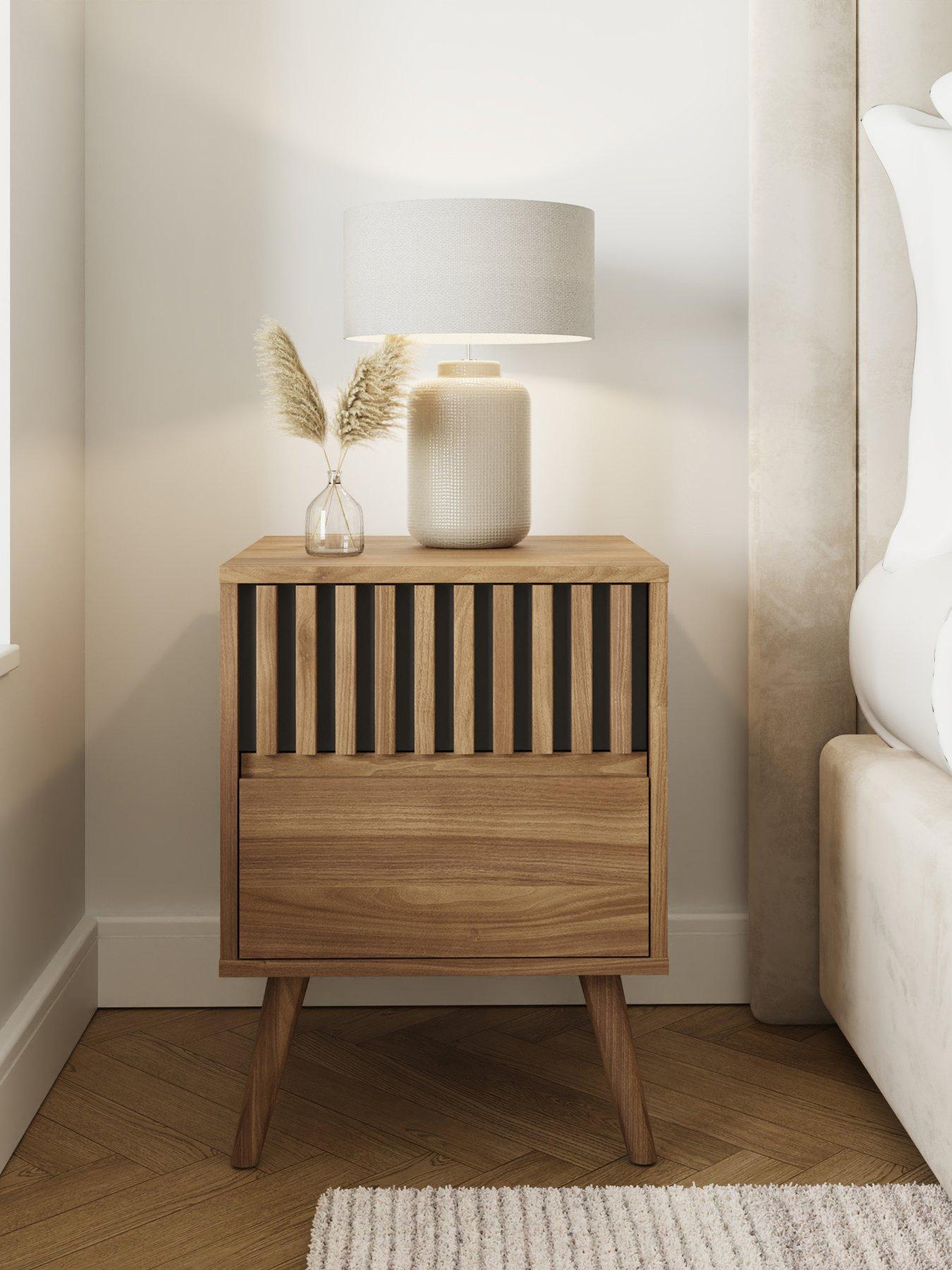 GFW Rowen 2 Drawer Bedside Table - FSC® Certified