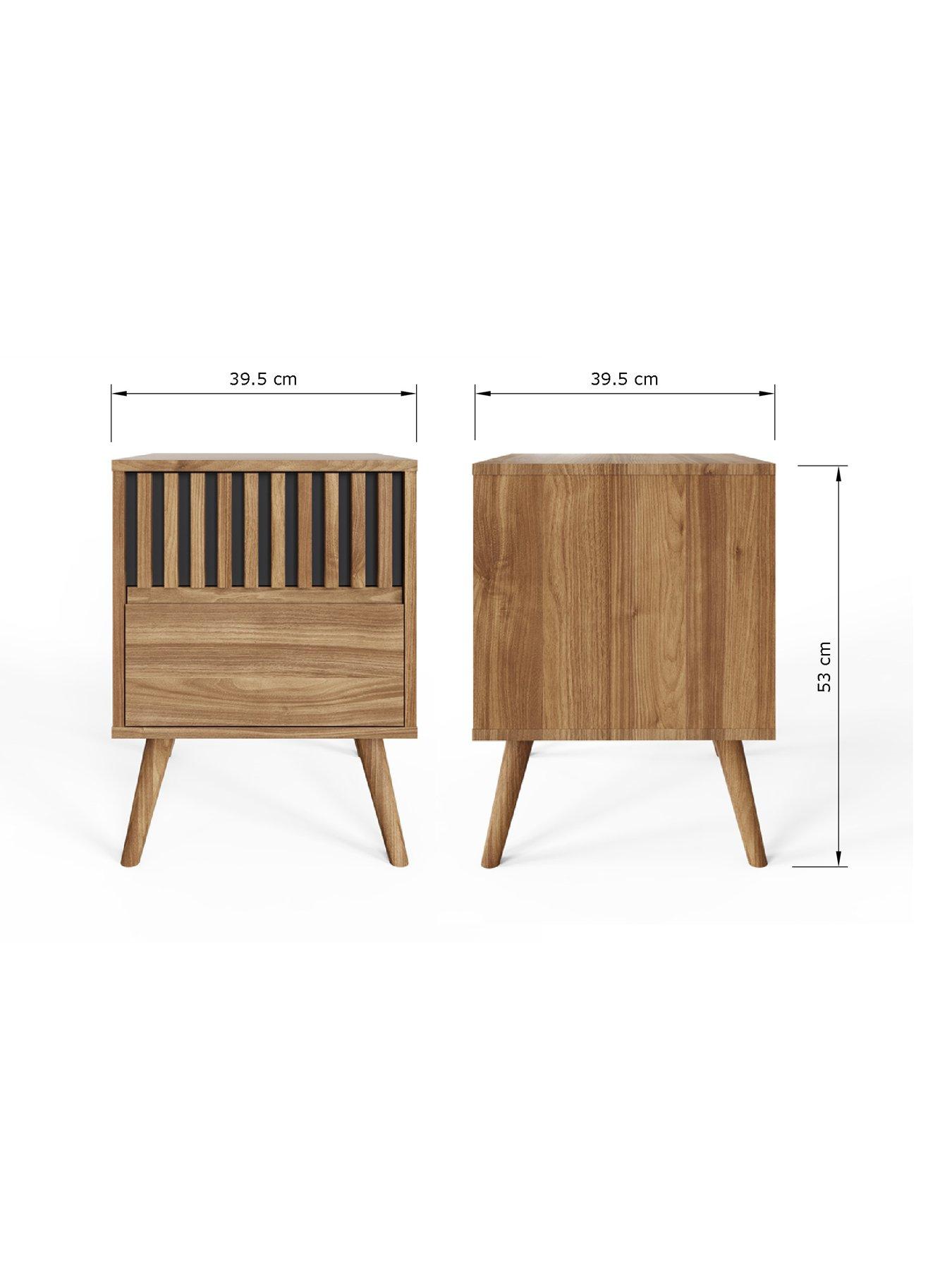 Image 7 of 7 of GFW Rowen 2 Drawer Bedside Table - FSC&reg; Certified