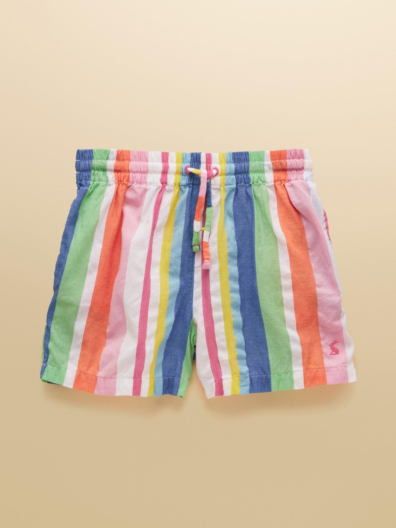 Image 1 of 5 of Joules Girls Amara Stripe Shorts - Multi