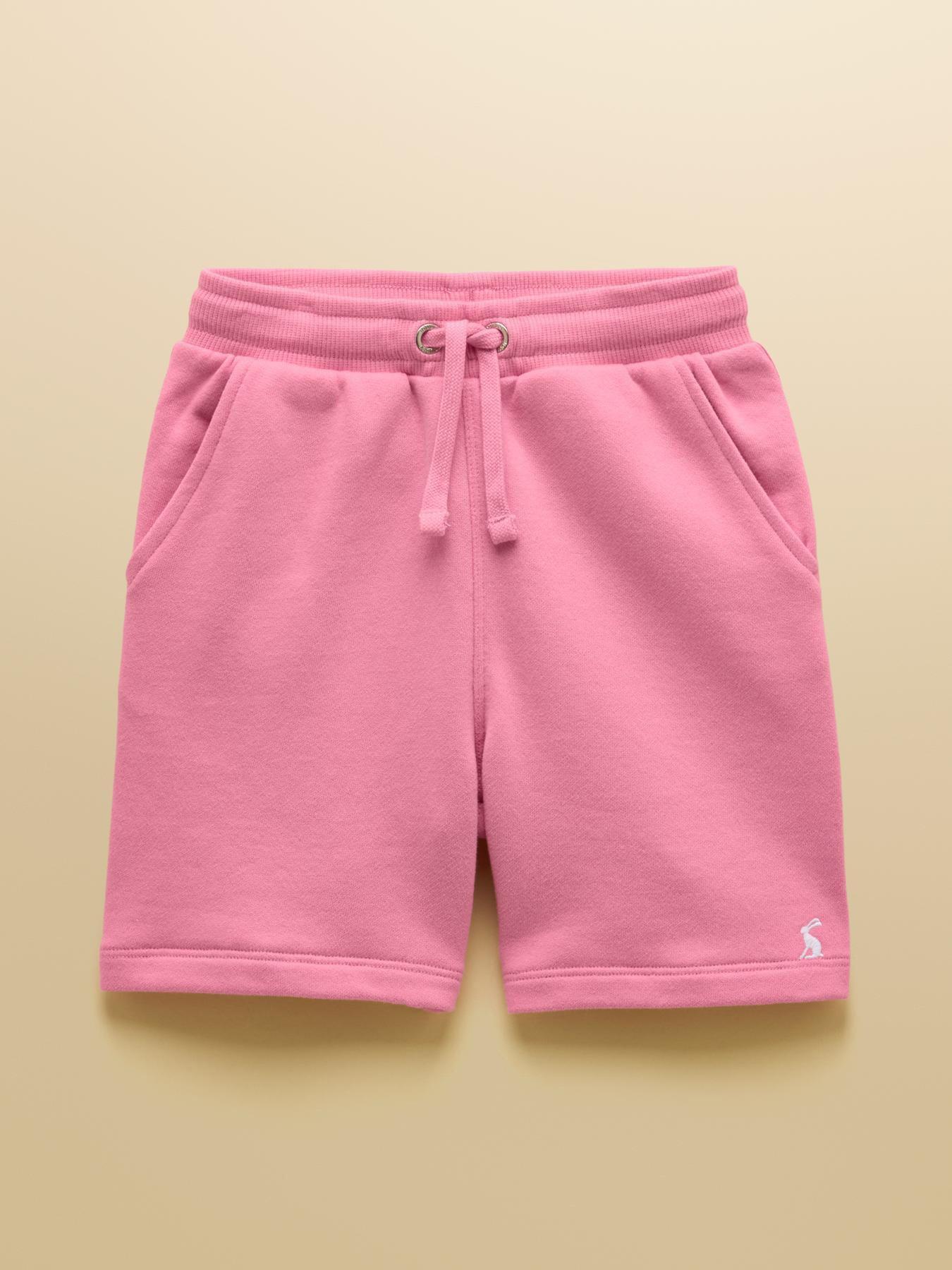 Image 1 of 4 of Joules Girls Sundaze Co-ord Sweat Shorts - Pink