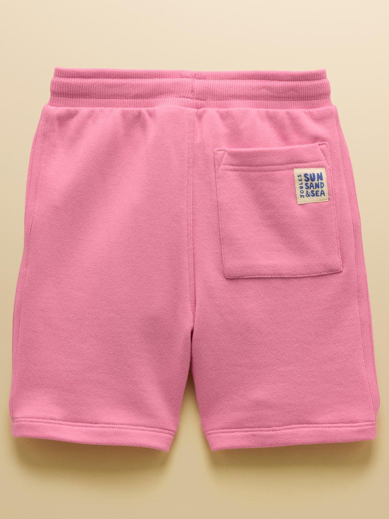 Image 2 of 4 of Joules Girls Sundaze Co-ord Sweat Shorts - Pink