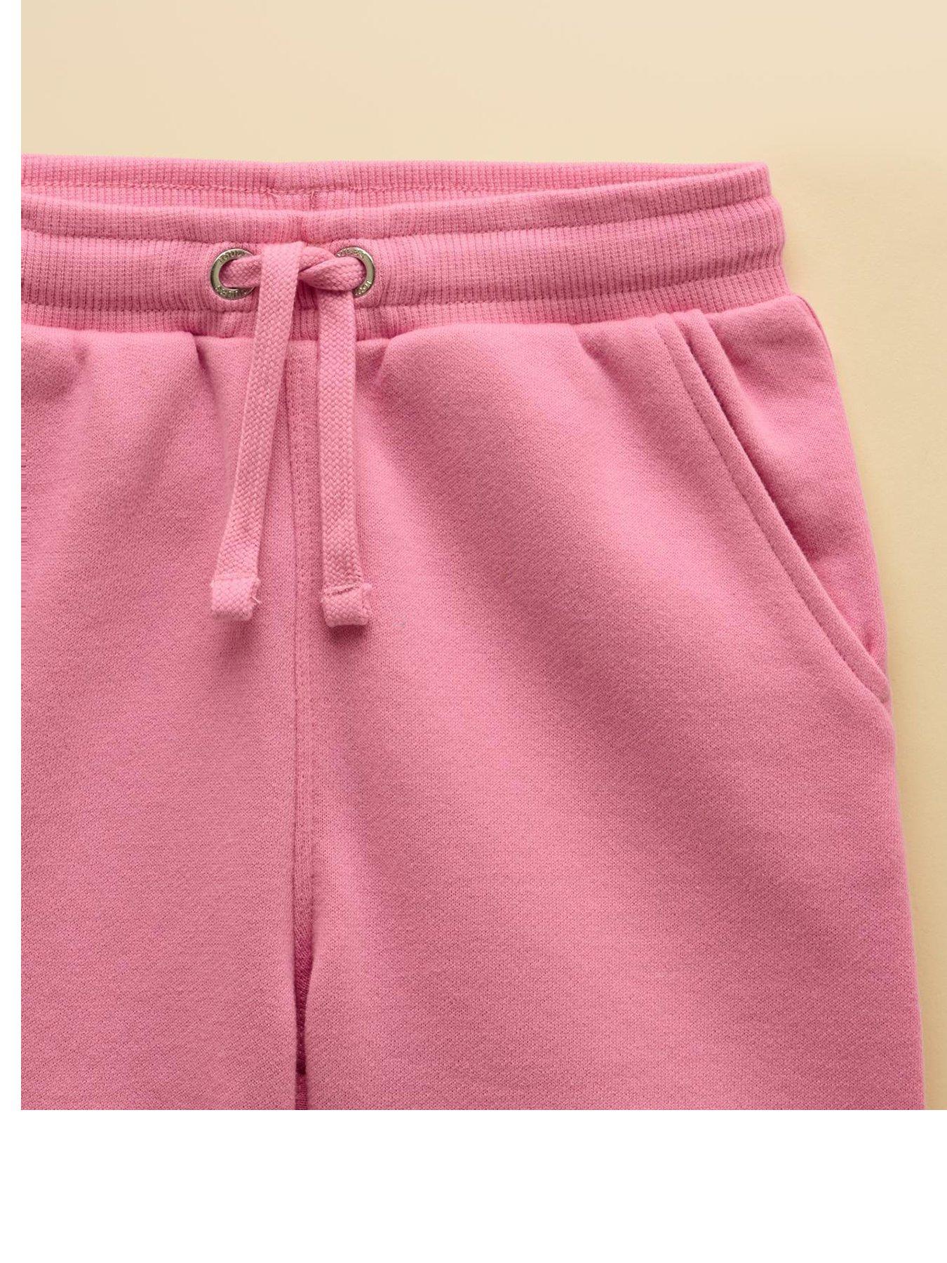 Image 3 of 4 of Joules Girls Sundaze Co-ord Sweat Shorts - Pink