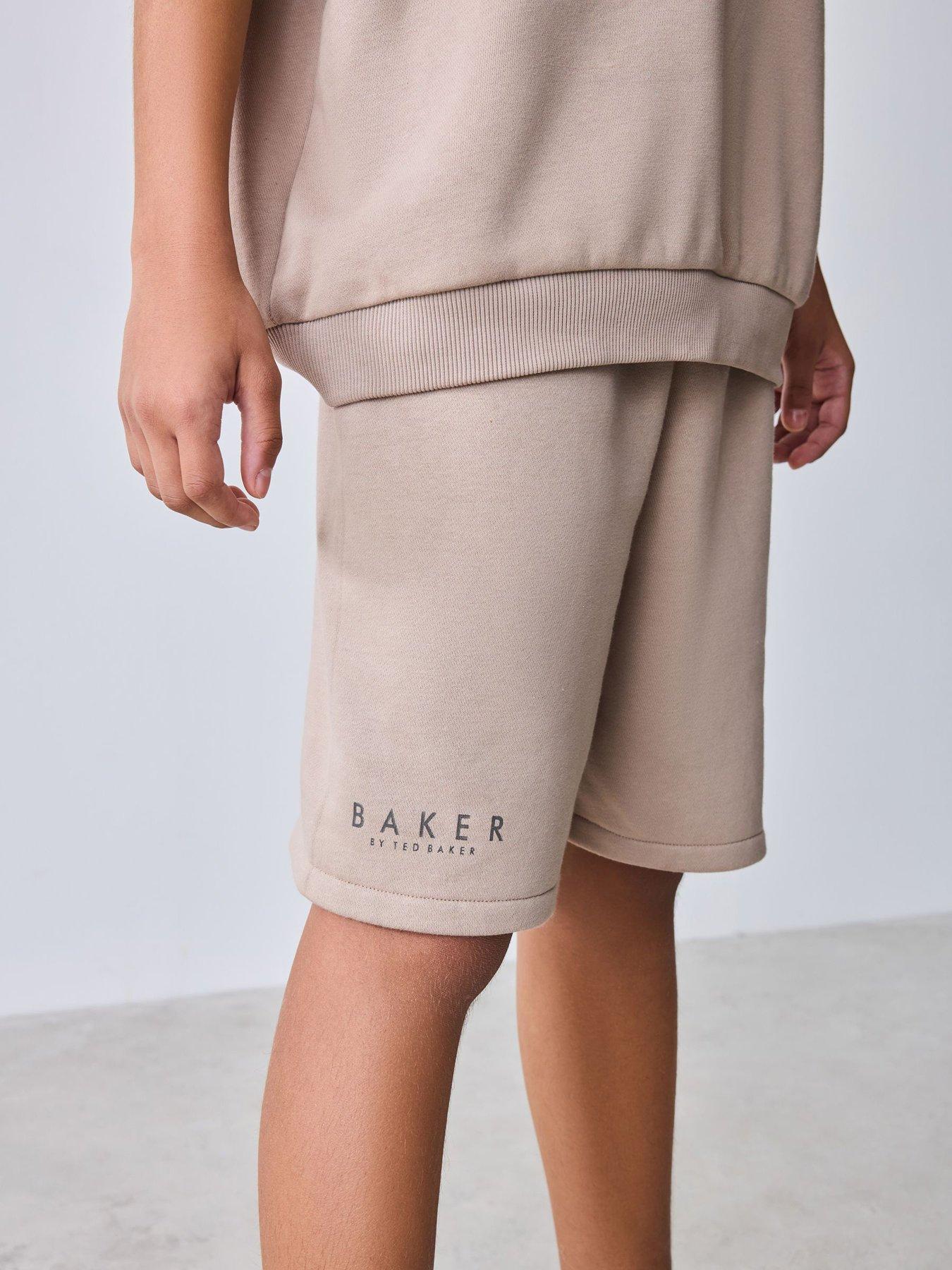 Image 4 of 7 of Ted Baker Boys Logo&nbsp;T-Shirt &amp; Shorts Set - Beige
