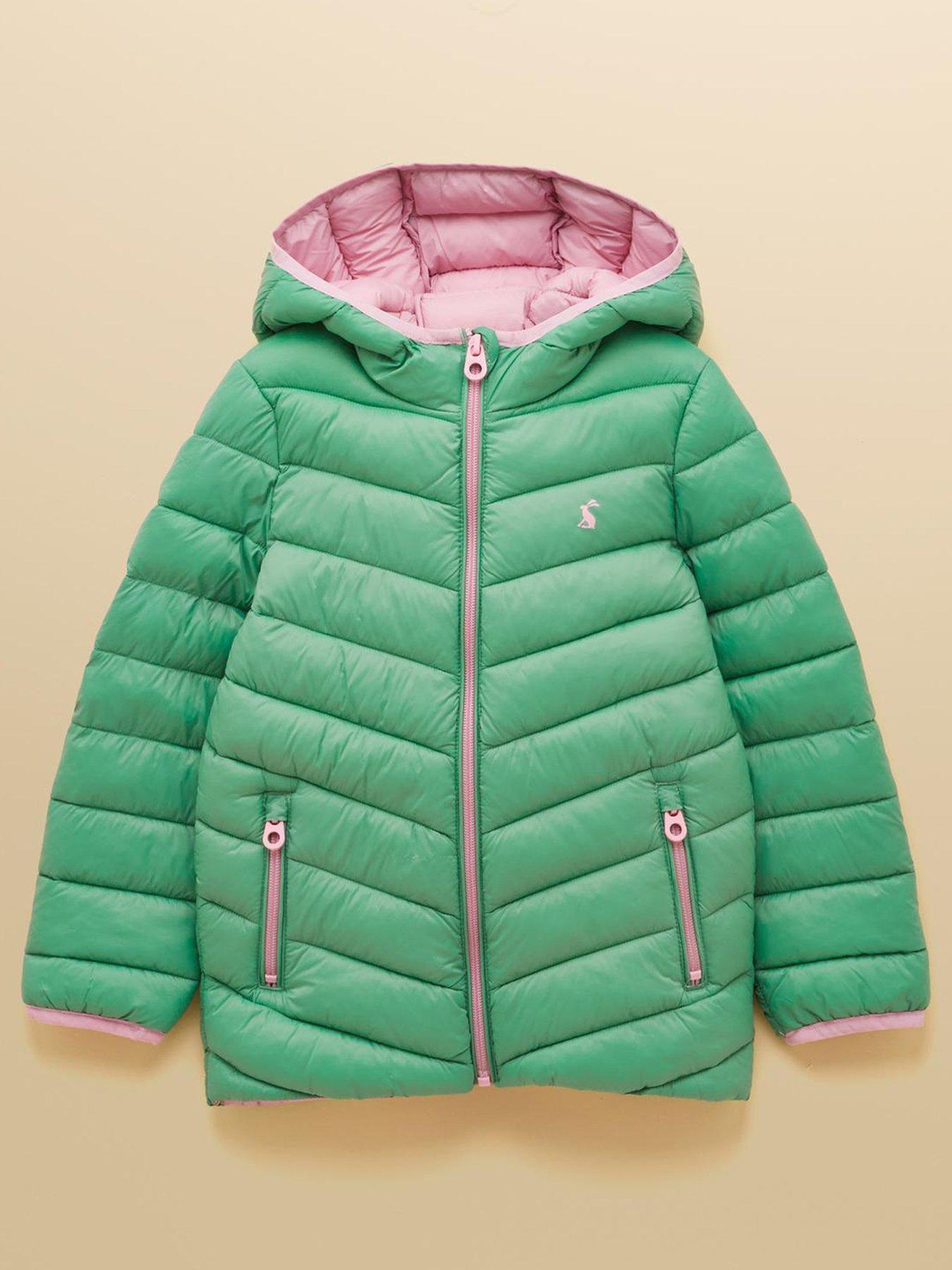 Joules Girls Cairn Padded Coat - Green