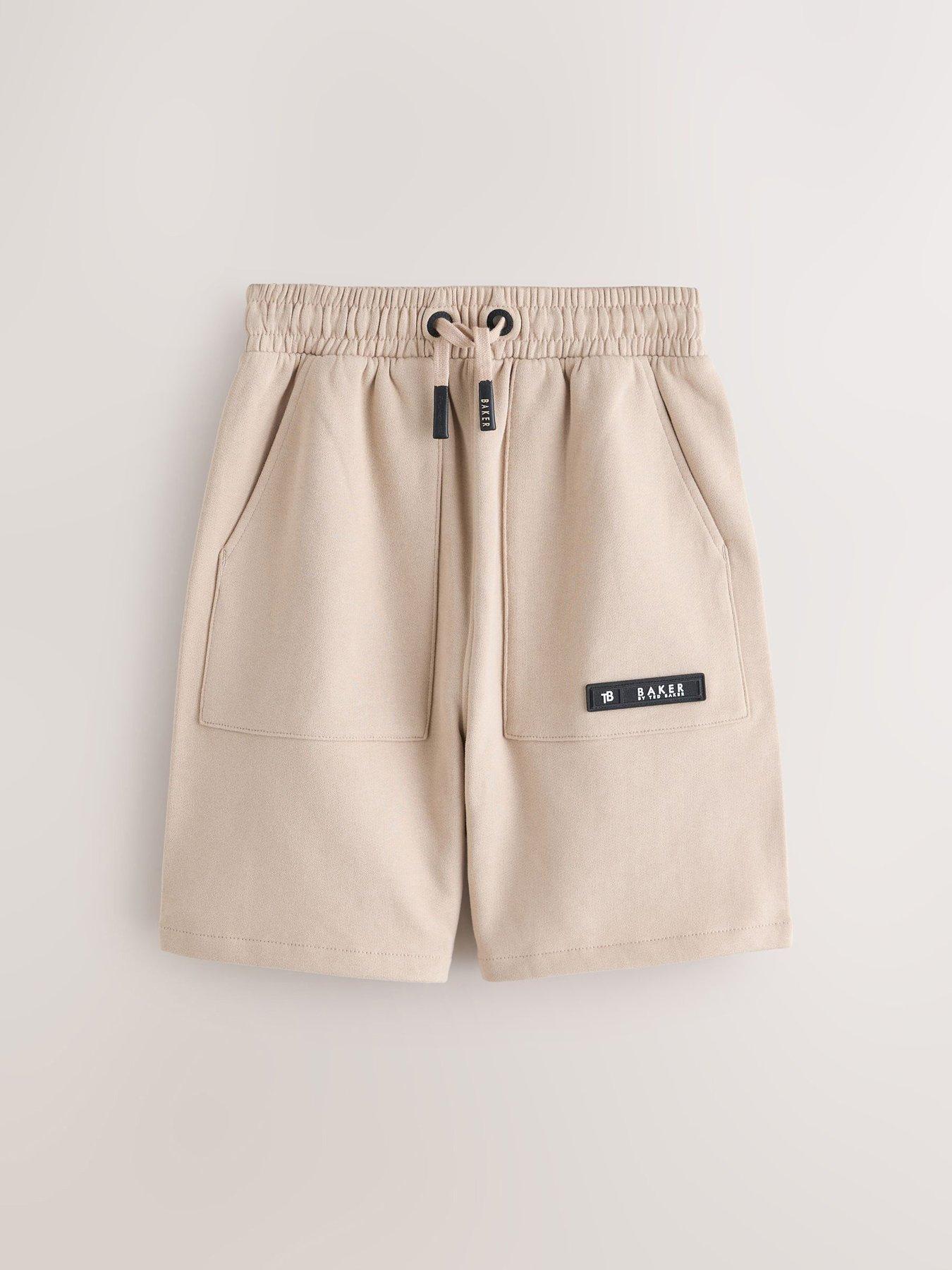 Ted Baker Older Boys 3 Pack Logo Shorts - Neutral