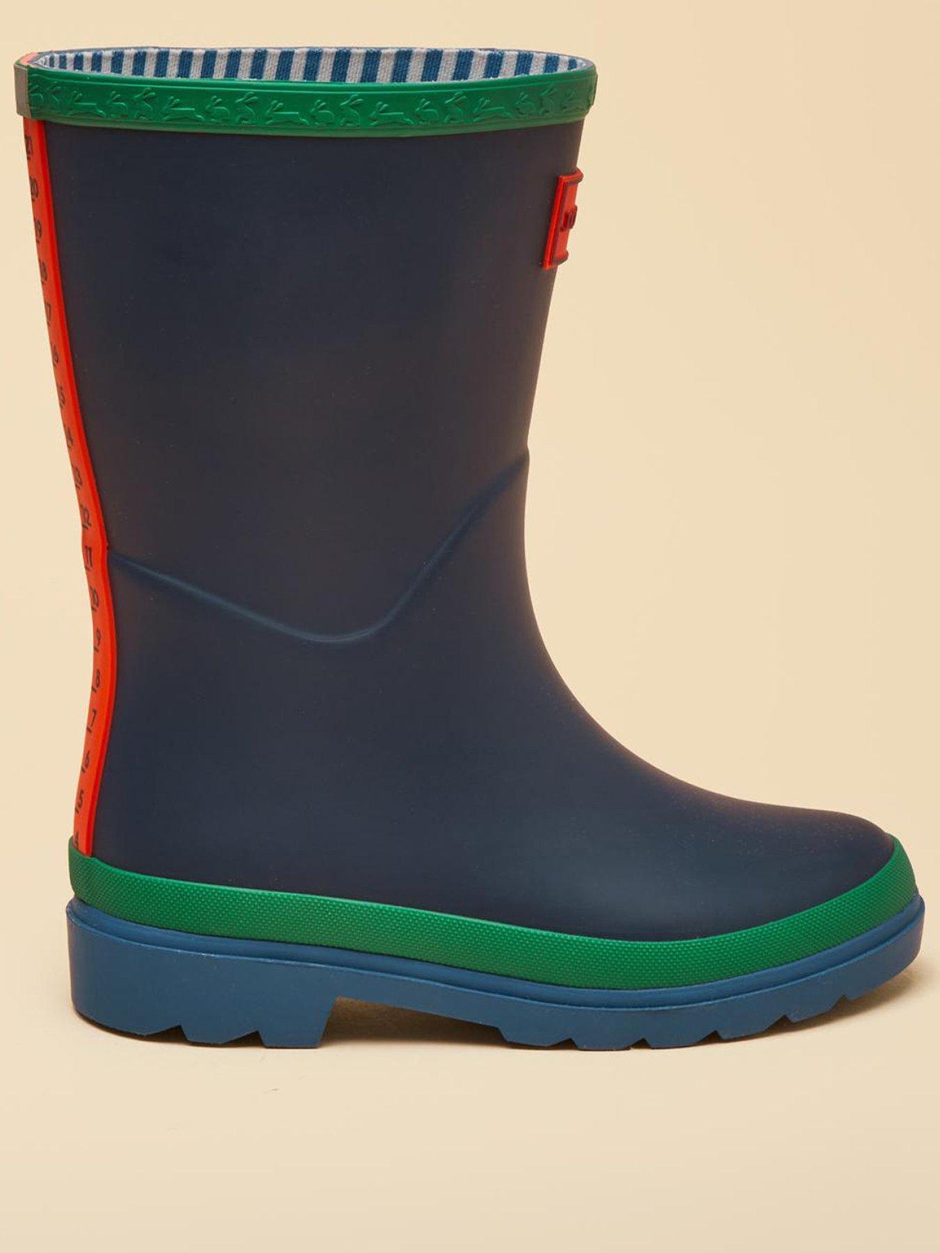 Joules Boys Colourblock Wellies - Navy