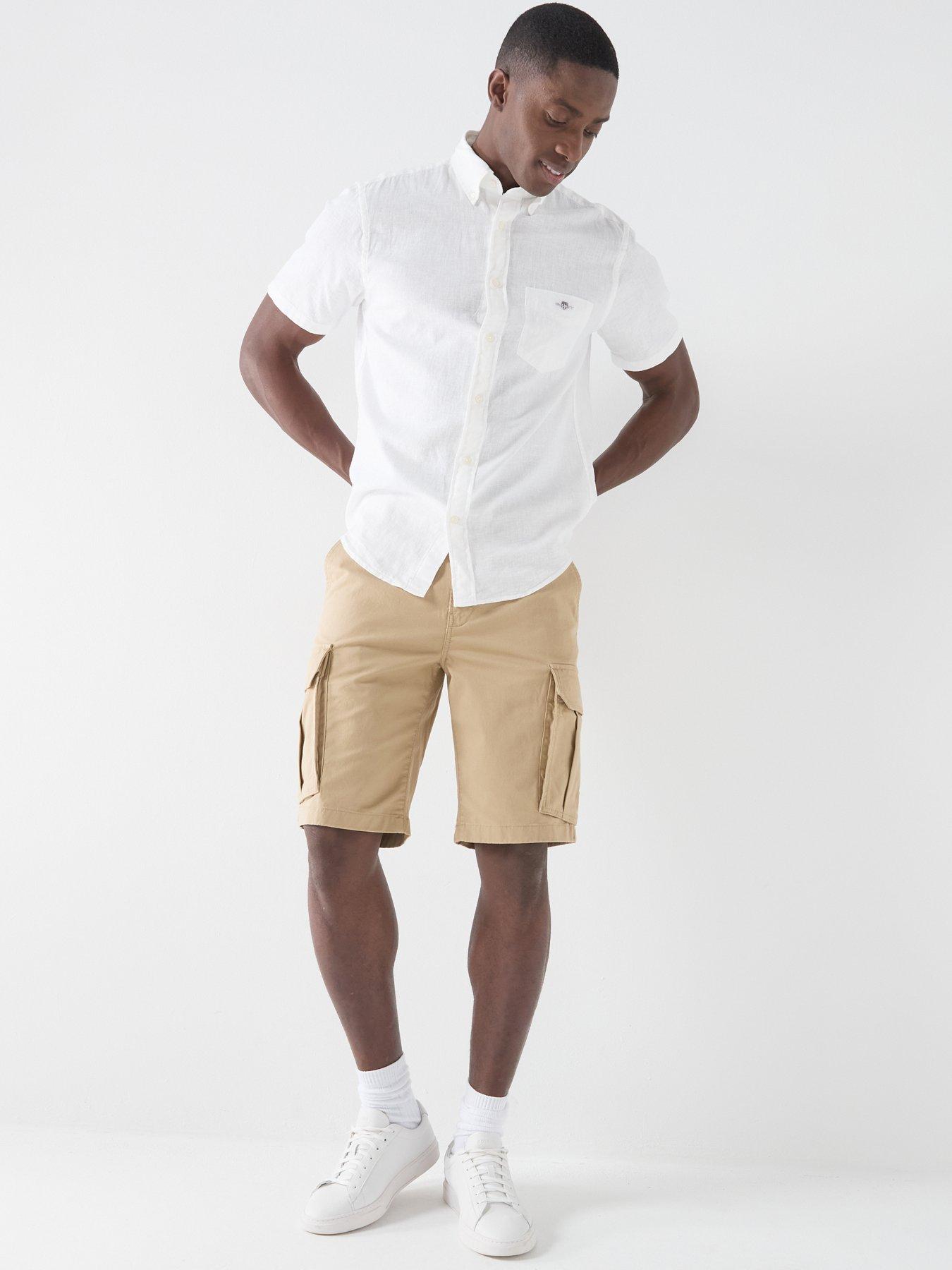 Image 3 of 5 of GANT Regular Classic Cargo Shorts - Beige