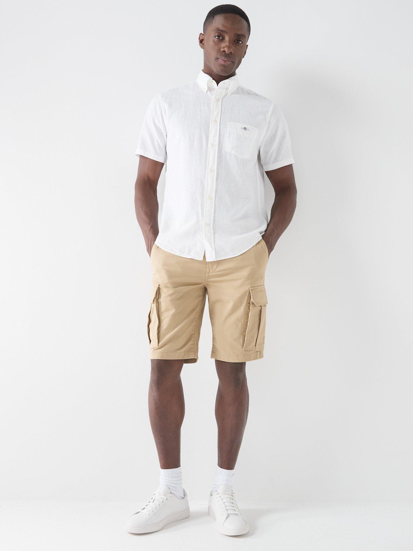 Image 5 of 5 of GANT Regular Classic Cargo Shorts - Beige
