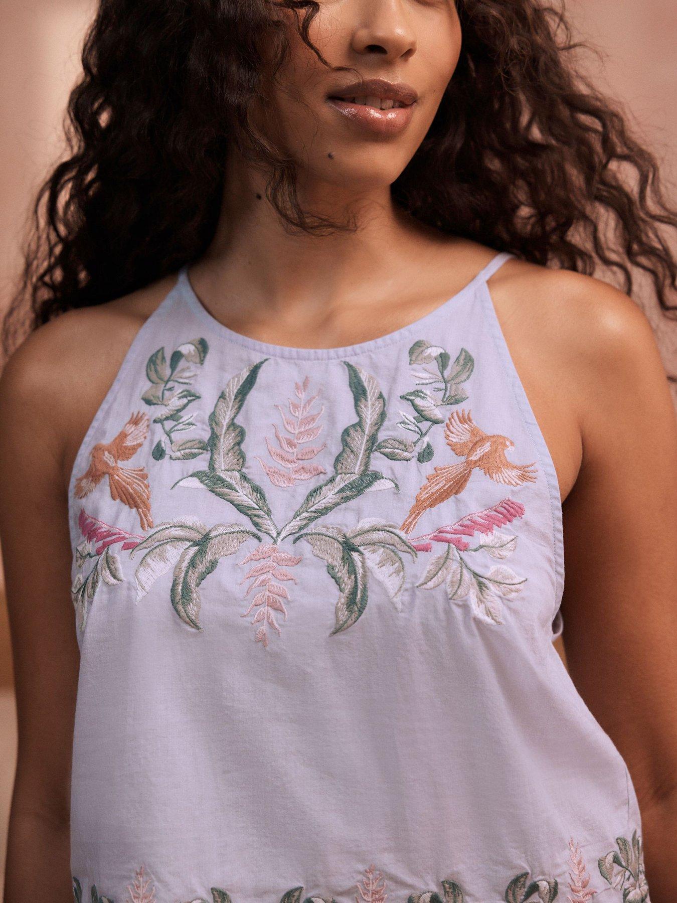 Image 4 of 7 of B By Ted Baker Premium Cami Pyjama Set - Lilac