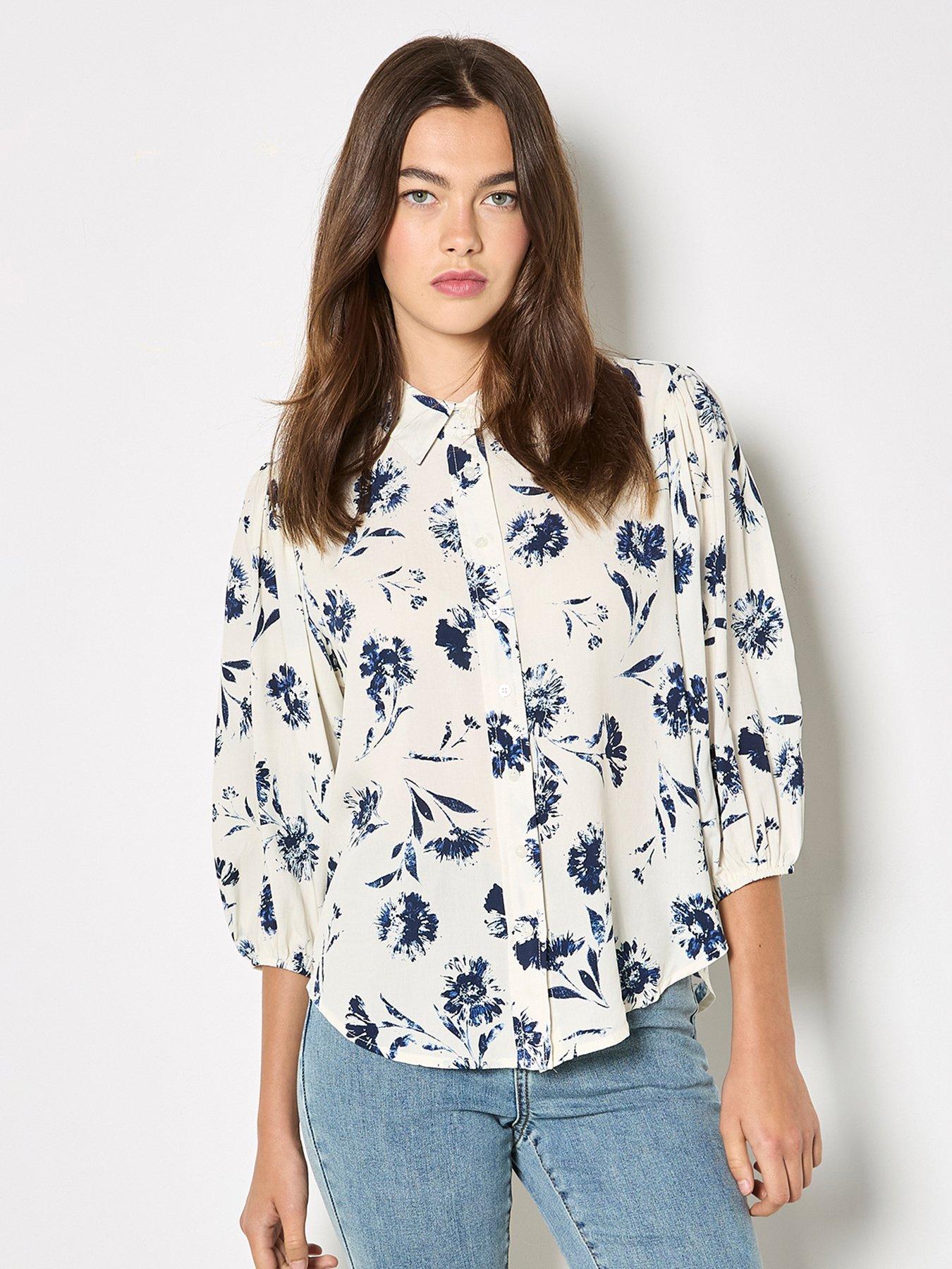 Apricot Pressed Daisy Shirt