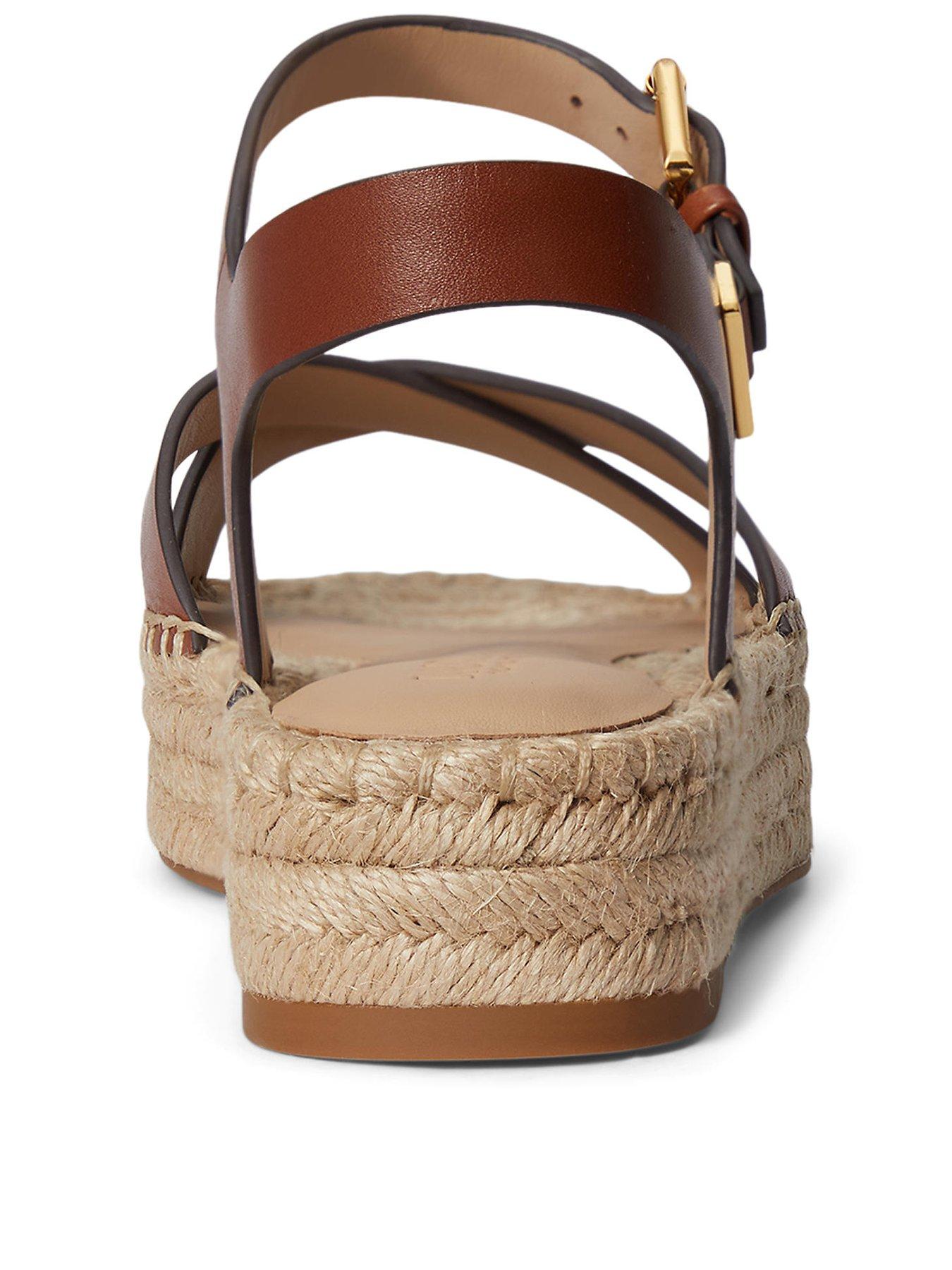 Image 3 of 4 of Lauren by Ralph Lauren Emeryn Espdr Espadrilles - Brown