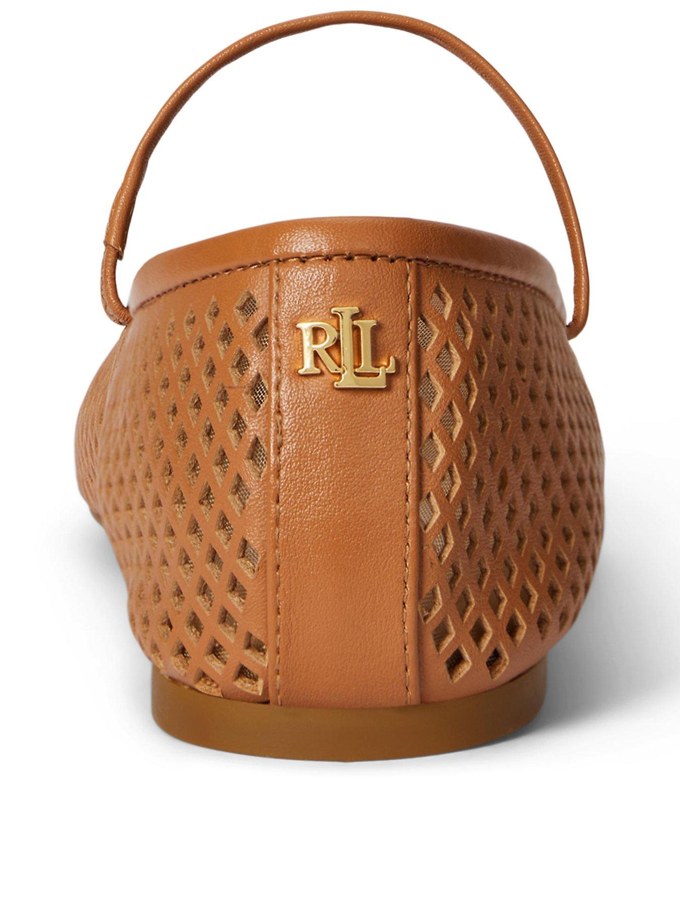 Image 3 of 4 of Lauren by Ralph Lauren Jayna MJ Flats Mary Jane - Brown