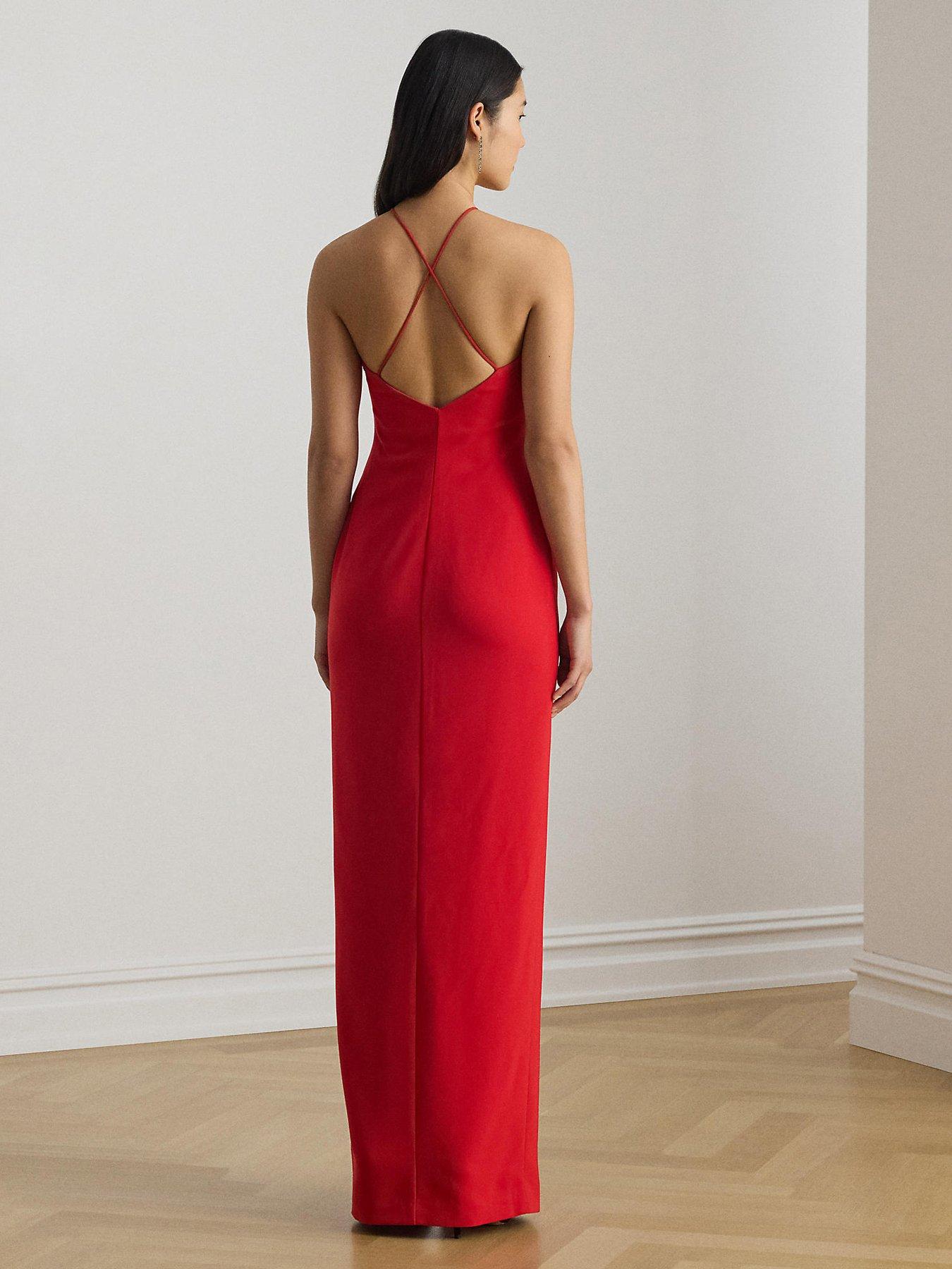 strapless open back dress Baby-5 Women Red Dress Outfit Carnival Halloween  Cosplay Costume