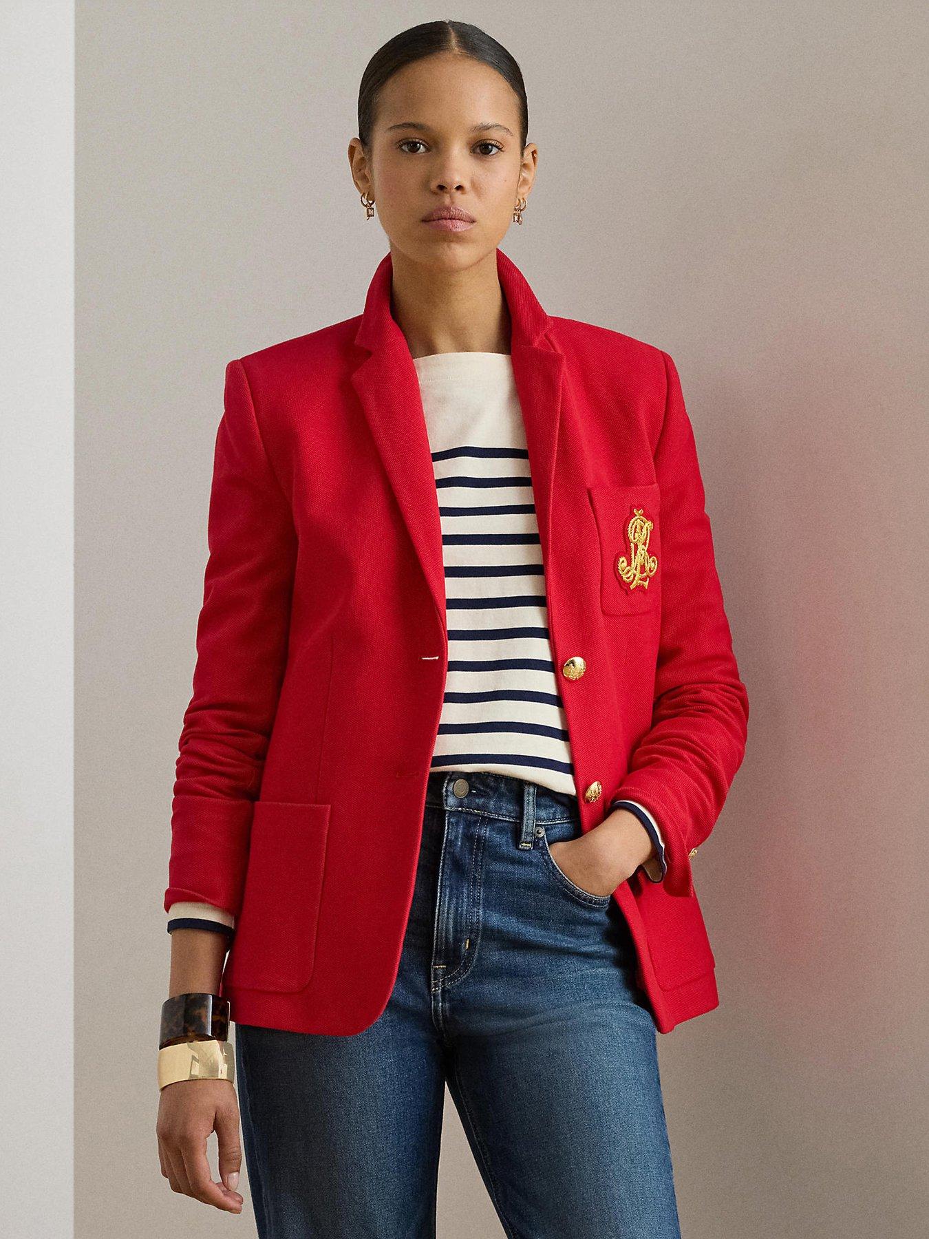 Lauren by Ralph Lauren Anfisa Lined Jacket - Red