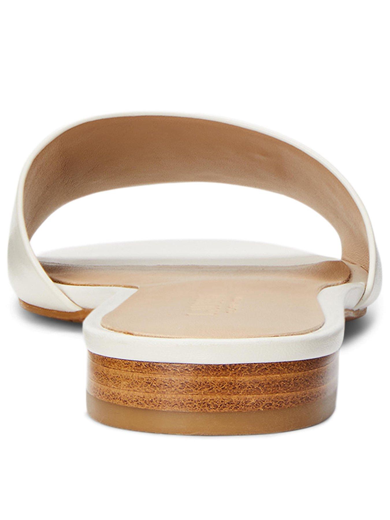 Lauren by Ralph Lauren Everley Sandals Sliders - White | Very