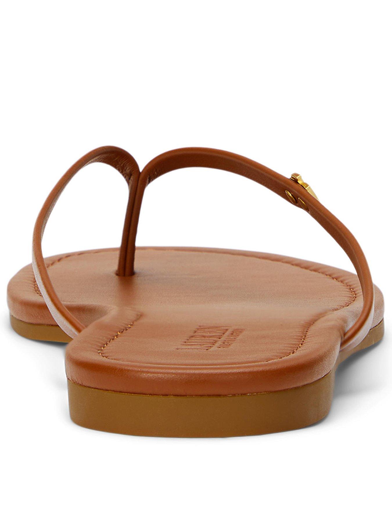 Image 3 of 5 of Lauren by Ralph Lauren Raquel Sandals Flip Flop - Brown