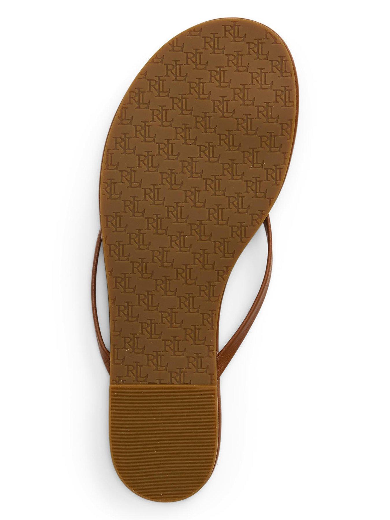 Image 5 of 5 of Lauren by Ralph Lauren Raquel Sandals Flip Flop - Brown