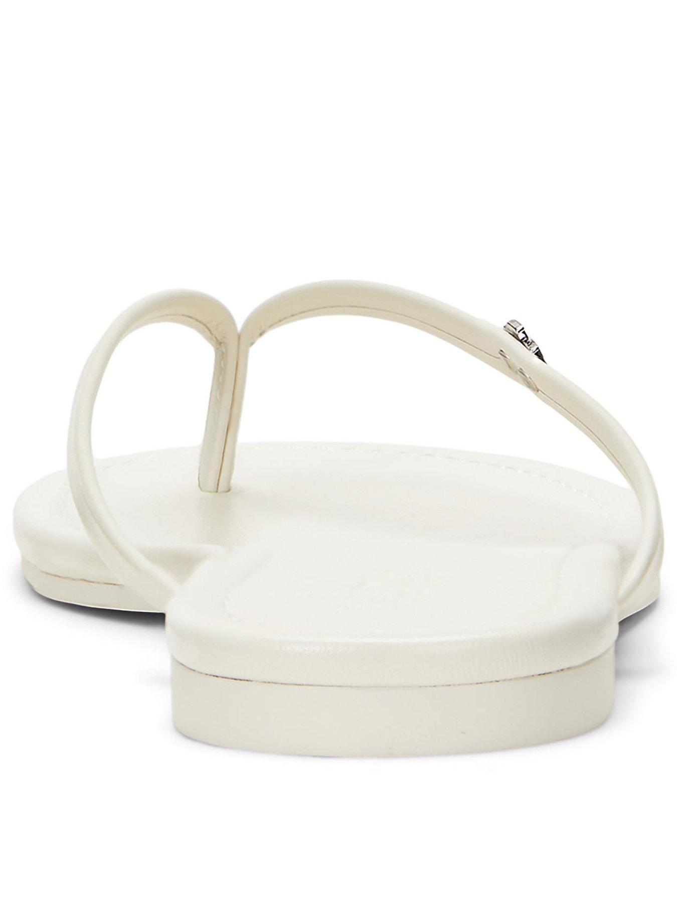 Image 3 of 4 of Lauren by Ralph Lauren Raquel Sandals Flip Flop - White