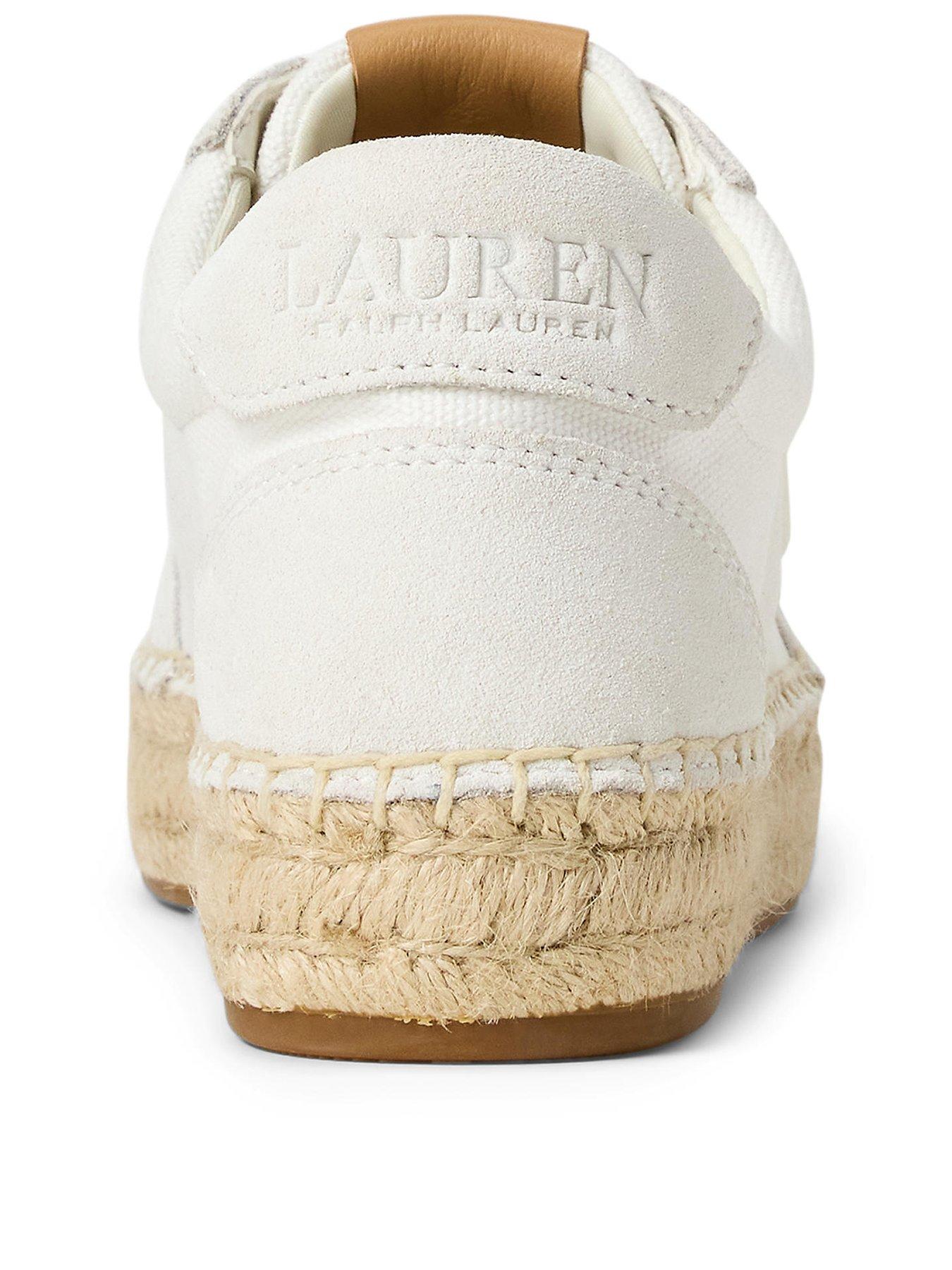 Image 3 of 4 of Lauren by Ralph Lauren Luize Snkr-Sneakers-Low Top Lace - White