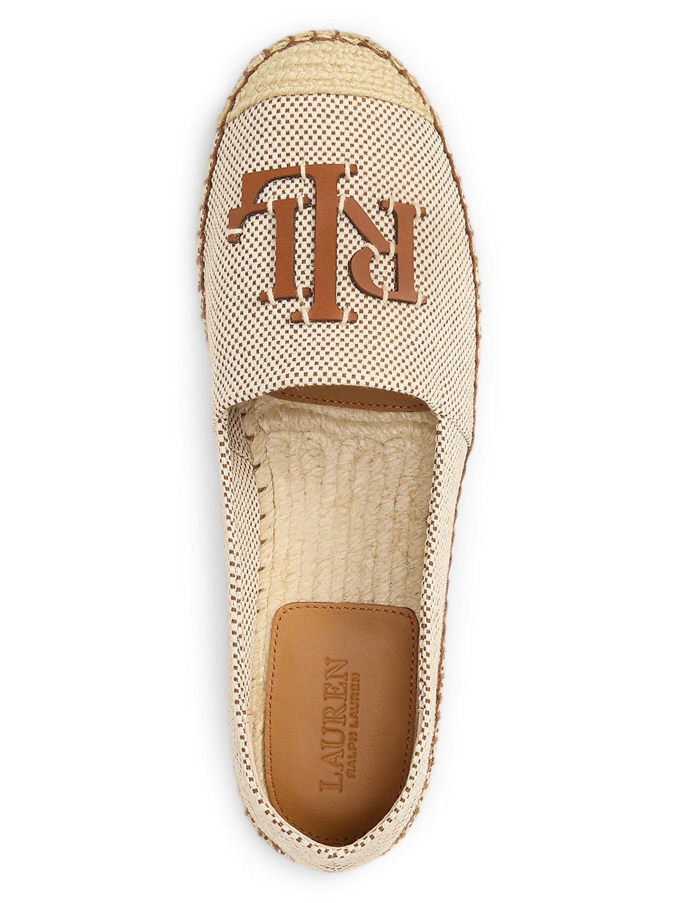 Image 4 of 4 of Lauren by Ralph Lauren Cameryn Logo Espadrilles - Brown