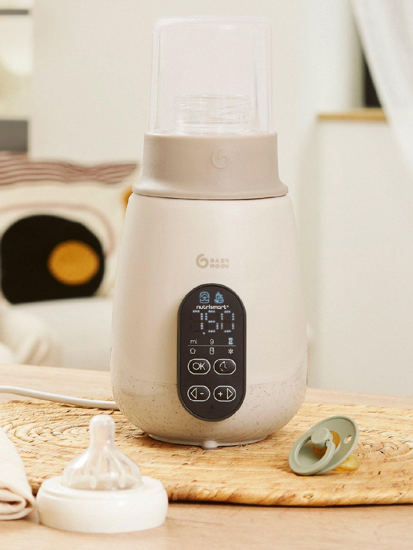 Babymoov NutriSmart+ 4 in 1 Bottle Warmer & Steriliser - with 12v travel adaptor - Mineral Beige