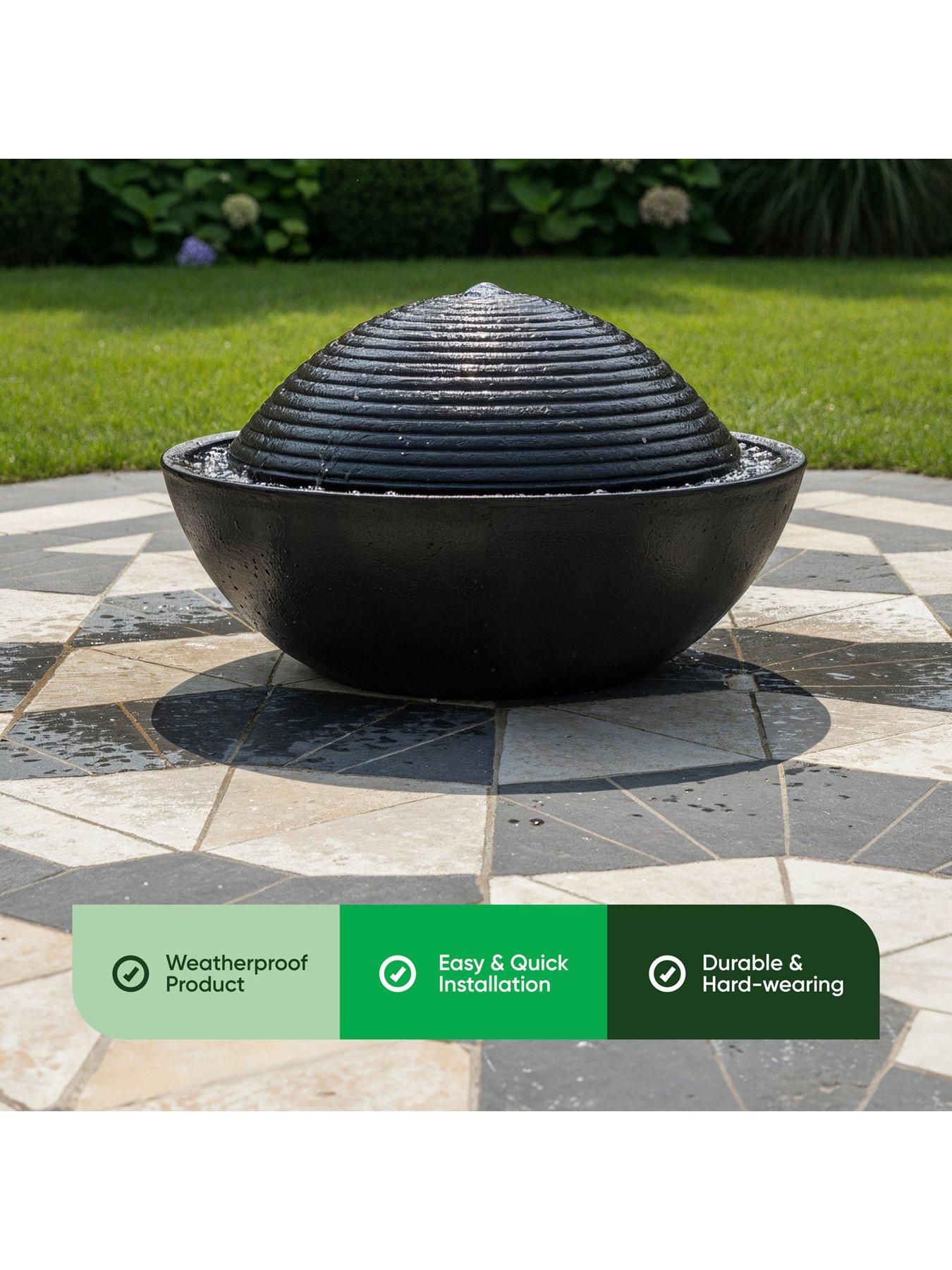 Image 4 of 7 of Streetwize Flowing Water Solar Fountain