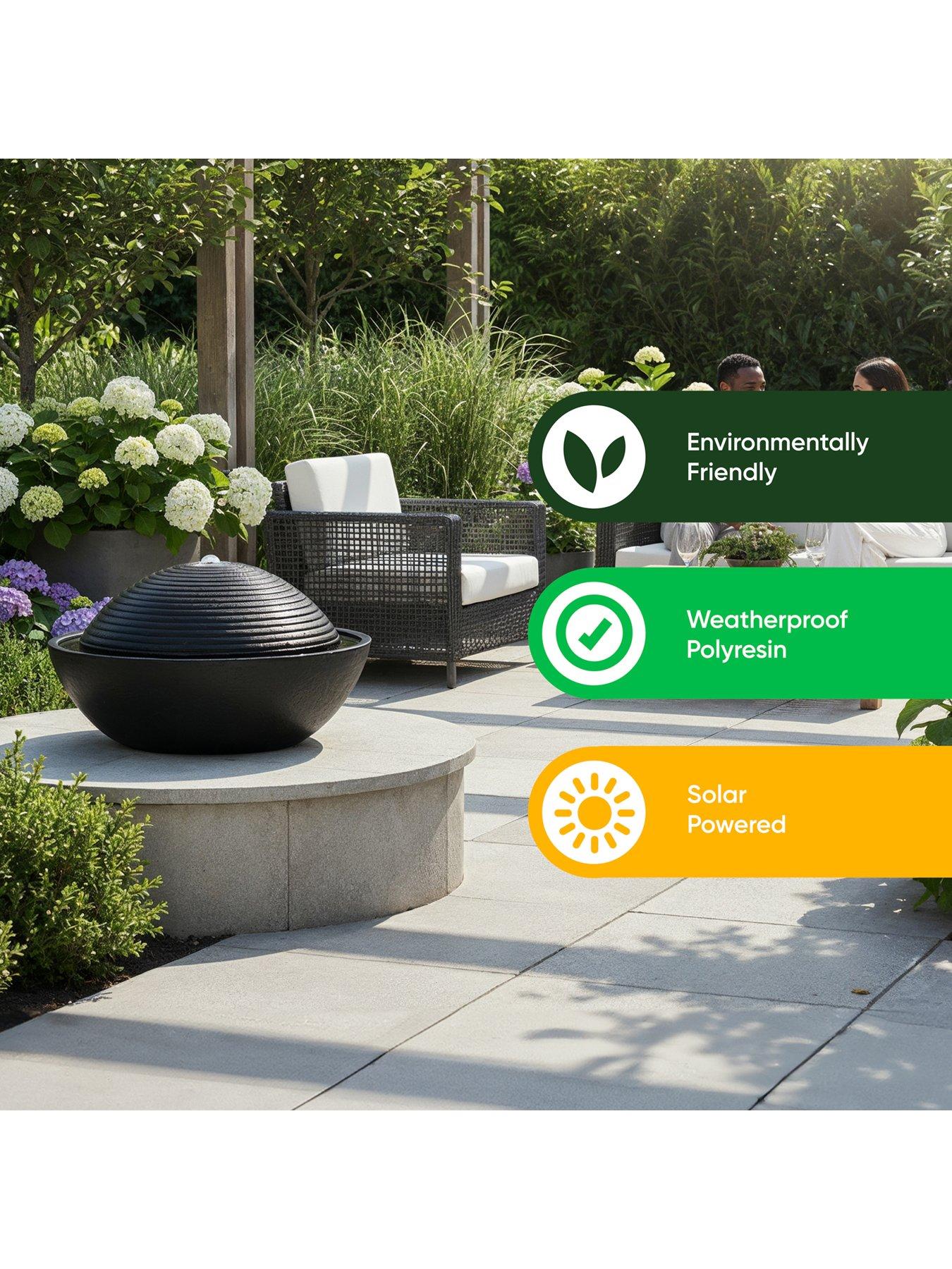 Image 5 of 7 of Streetwize Flowing Water Solar Fountain
