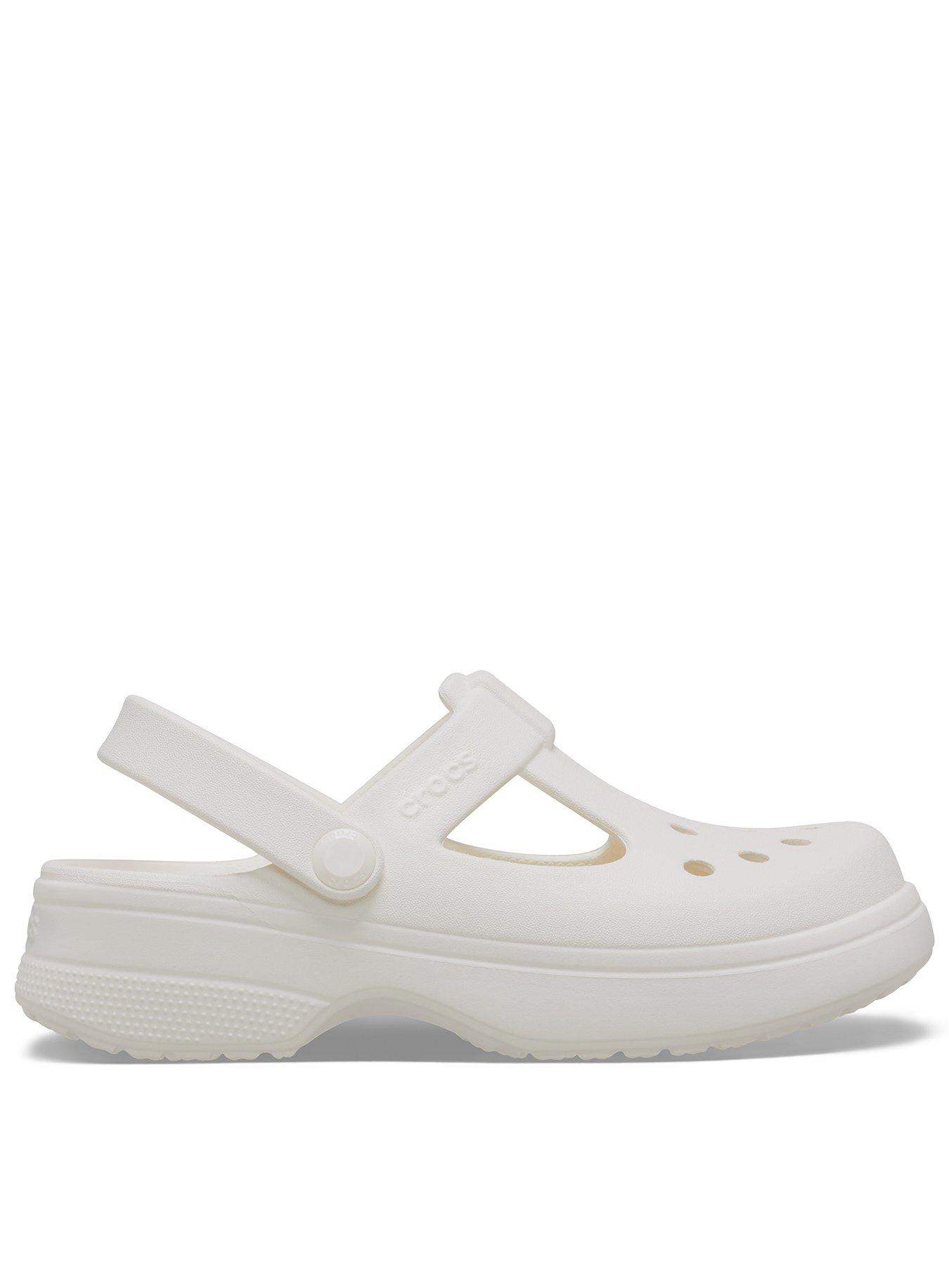 Crocs Toddler Classic Mary Jane Clog - Chalk