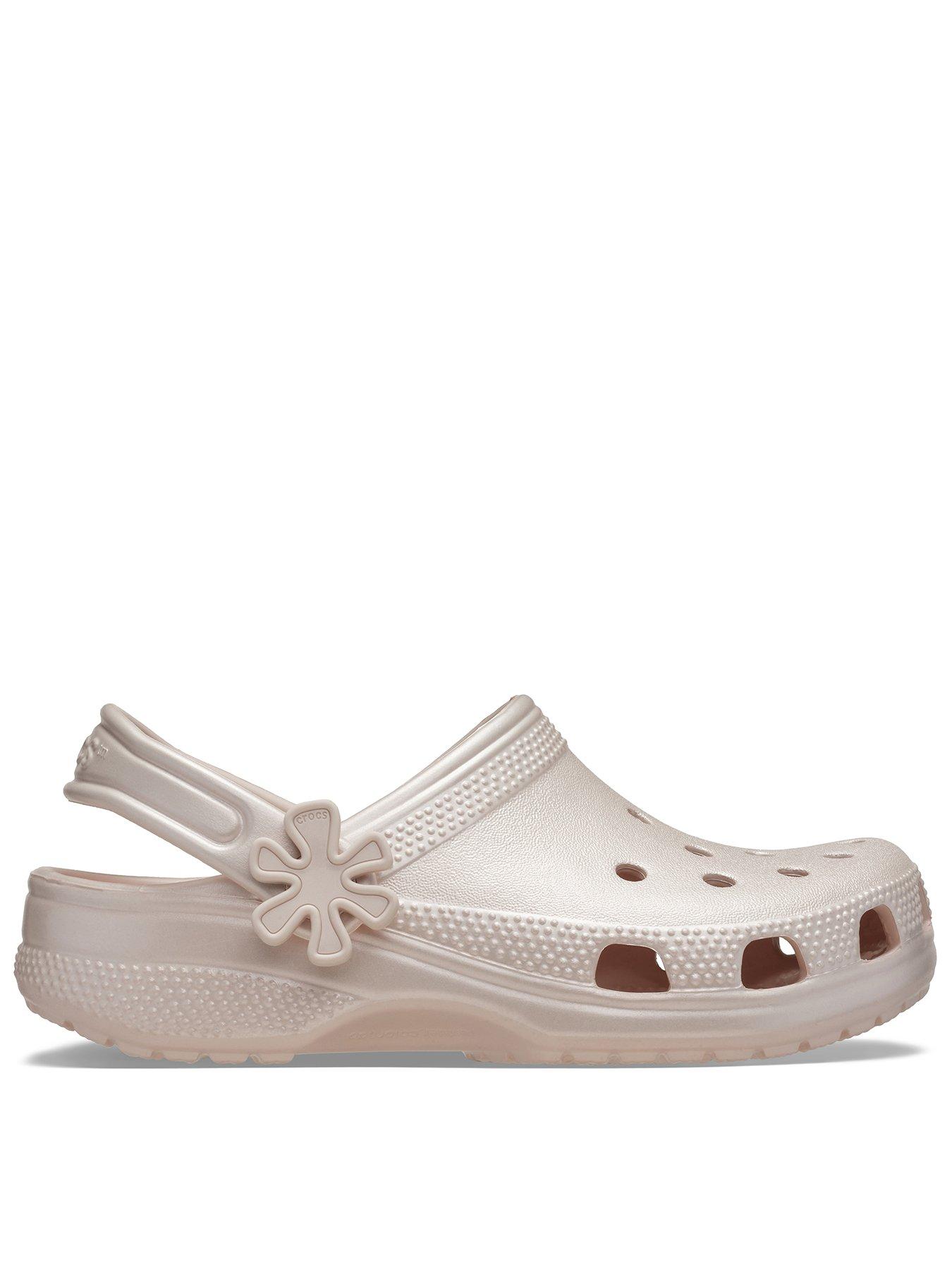 Image 1 of 6 of Crocs Kids Classic Pearl Shine Clog - Pink