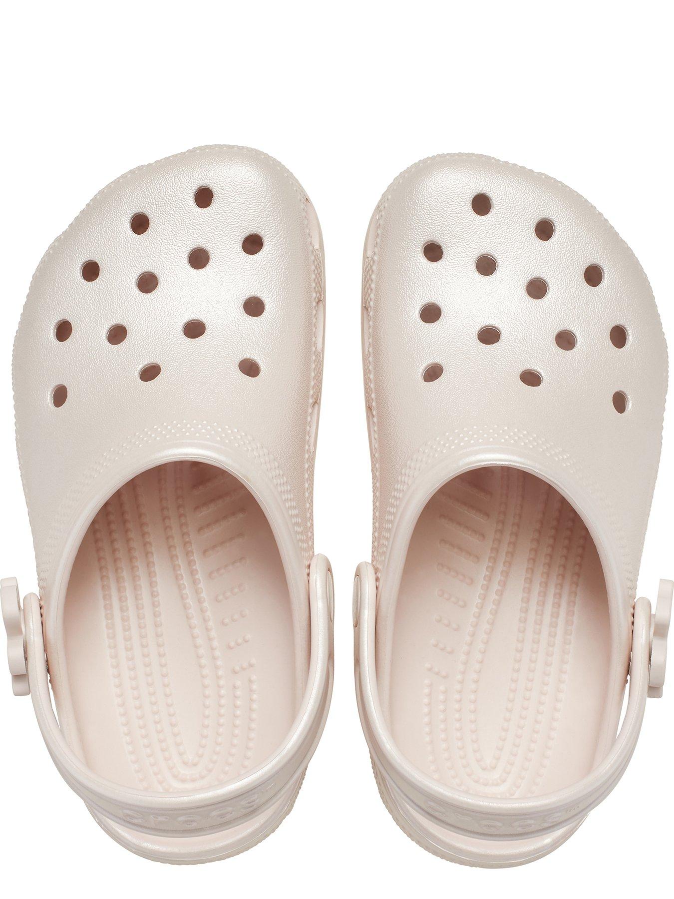 Image 4 of 6 of Crocs Kids Classic Pearl Shine Clog - Pink