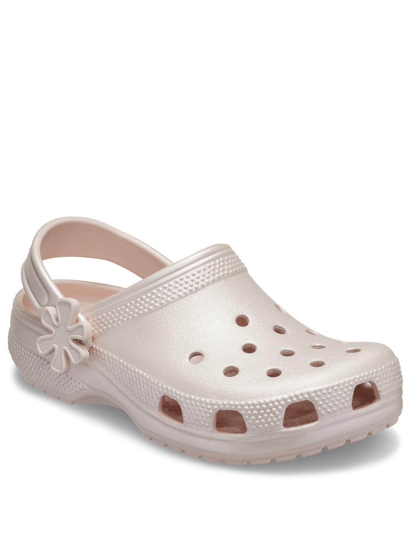 Image 2 of 6 of Crocs Toddler Classic Pearl Shine Clog - Pink