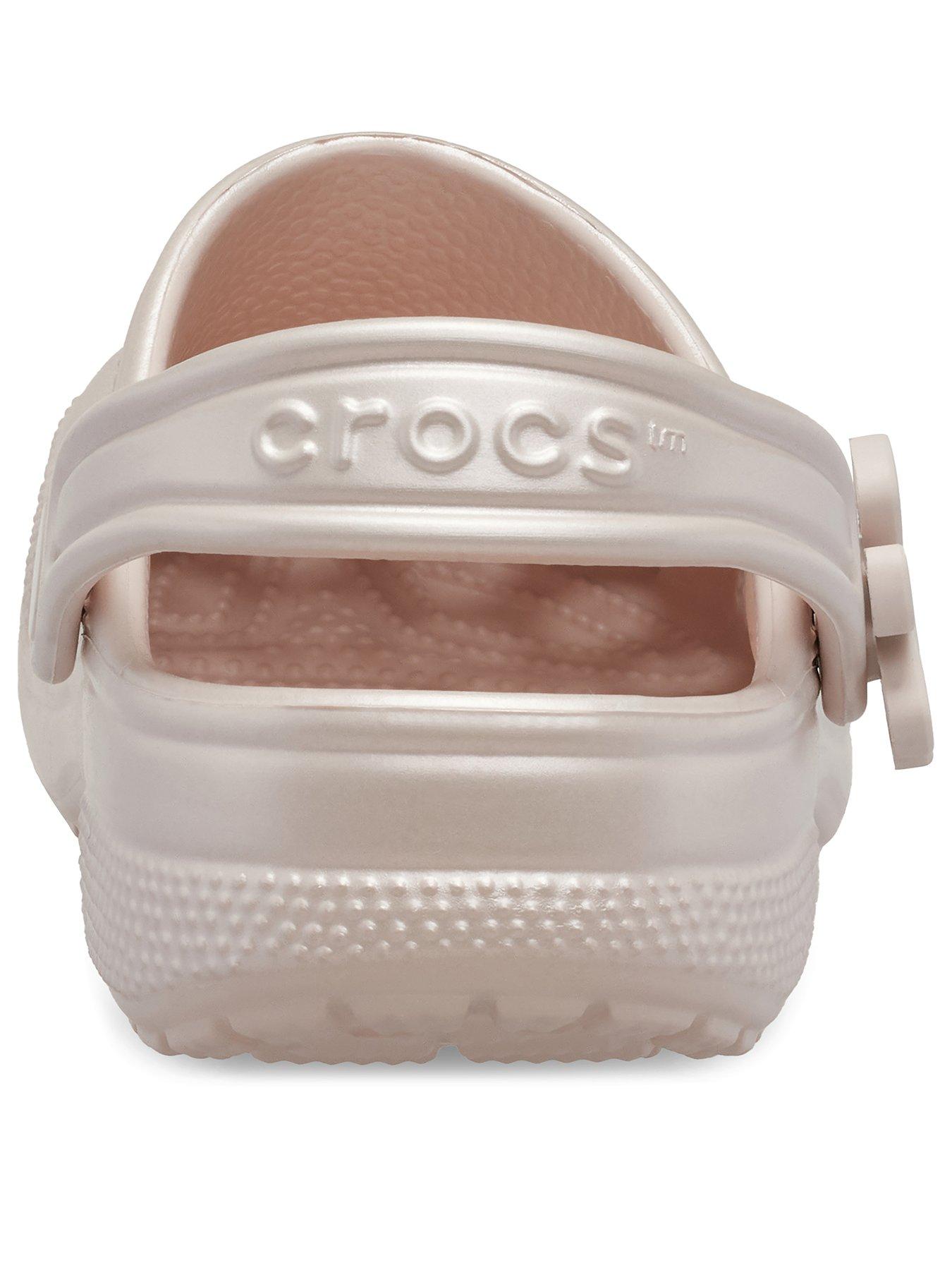 Image 3 of 6 of Crocs Toddler Classic Pearl Shine Clog - Pink