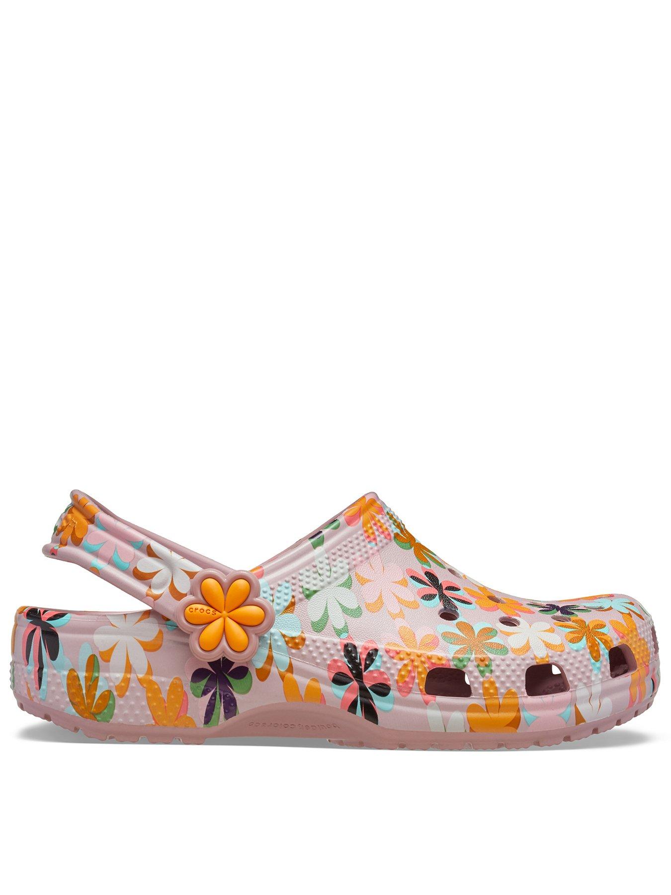 Crocs Classic Retro Summer Clog K, Multi, Size 13 Younger
