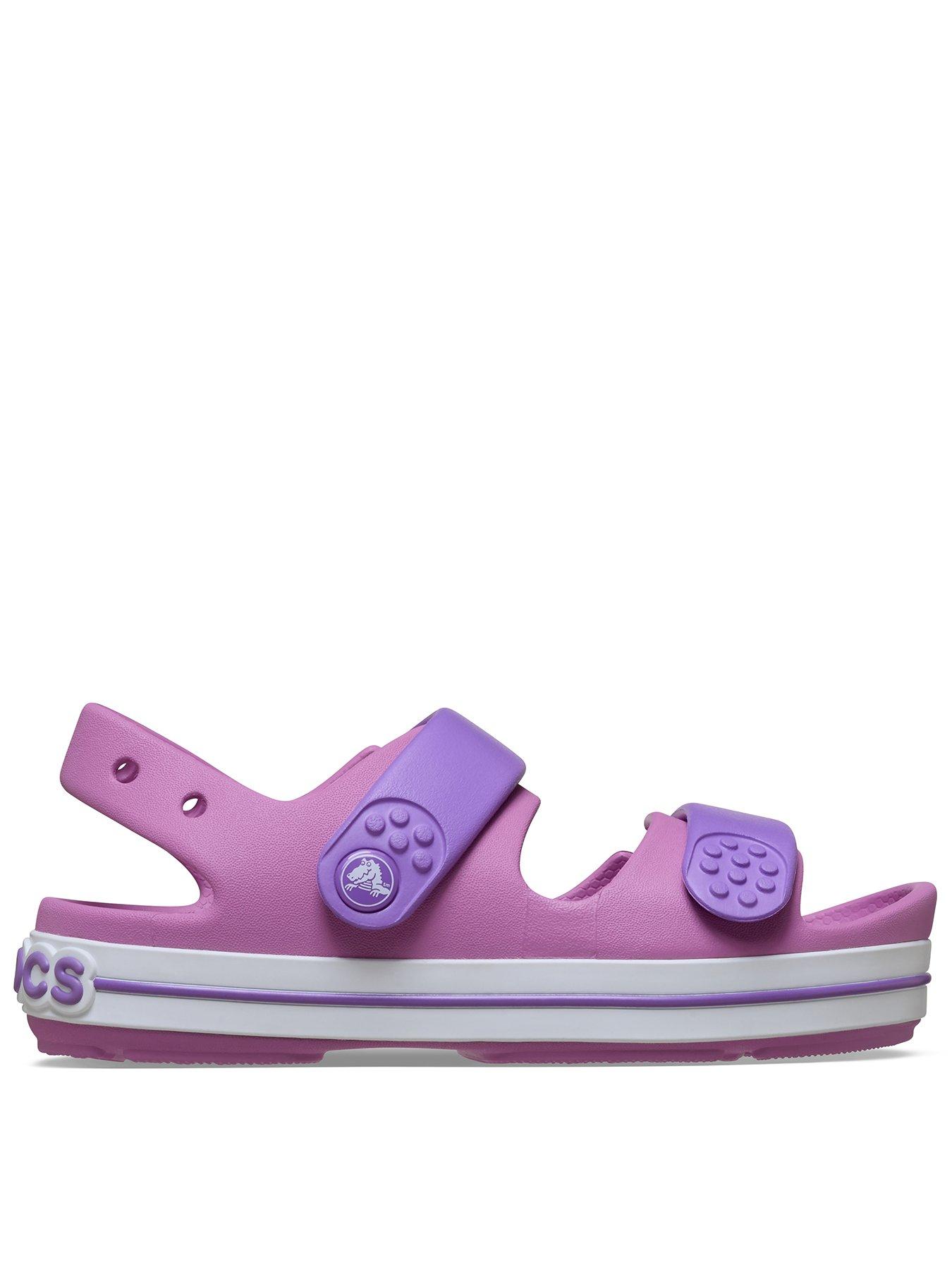 Crocs Kids Crocband Cruiser Sandal - Pink