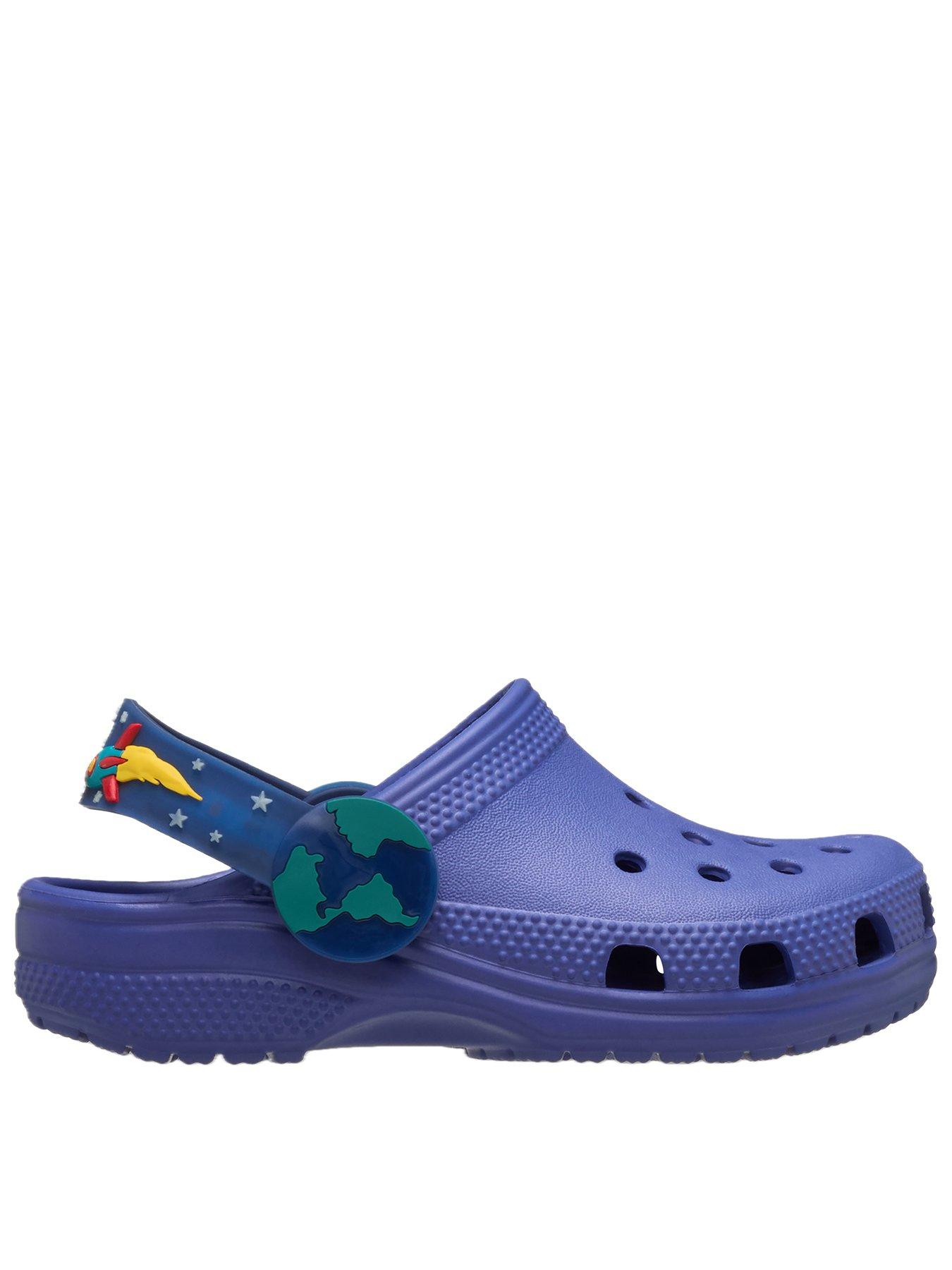 Image 1 of 6 of Crocs Toddler Imagination Lights Clog - Sapphire Blue