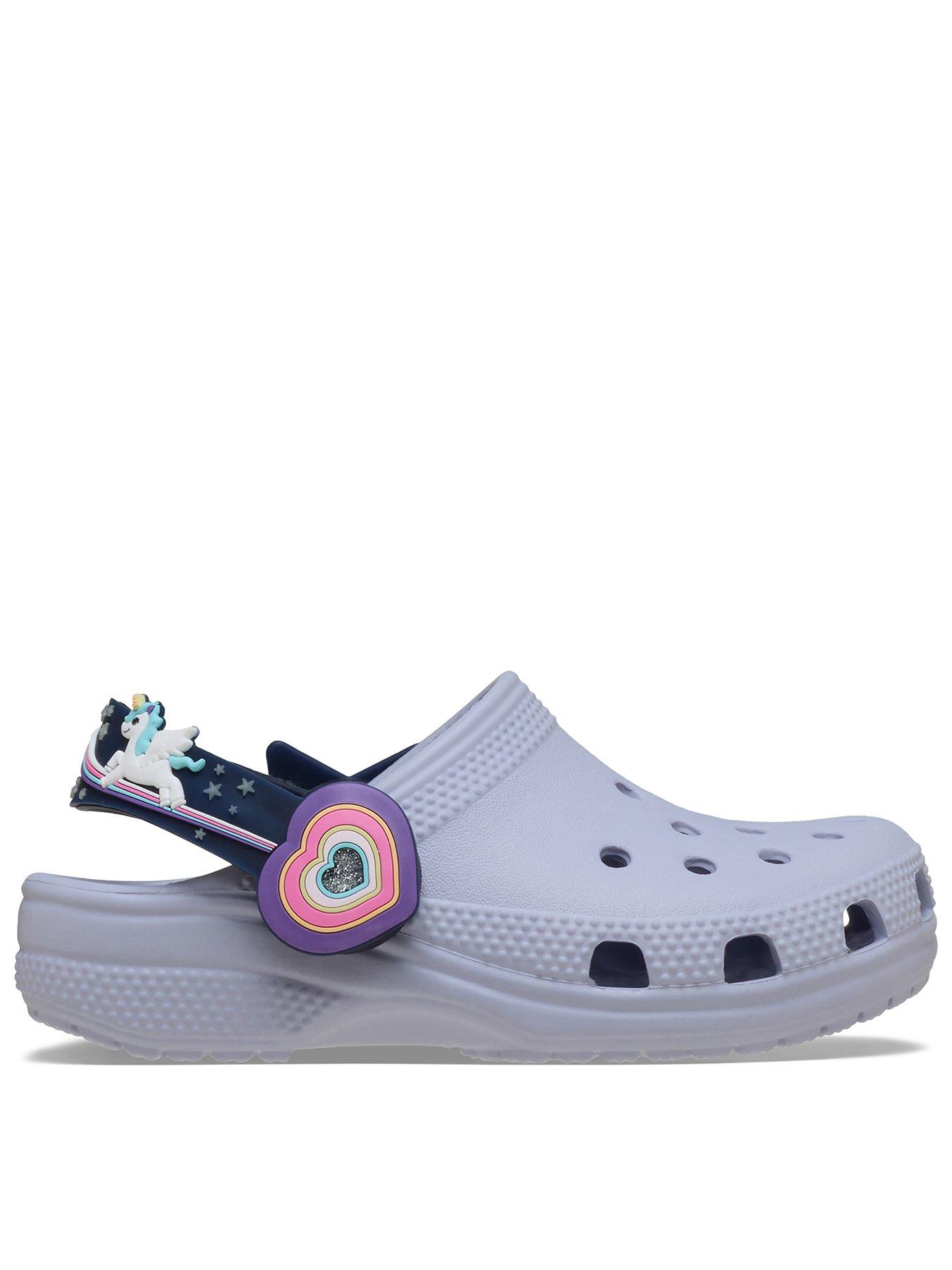 Crocs Girls Imagination Lights Backstrap Clog Toddlers - Purple