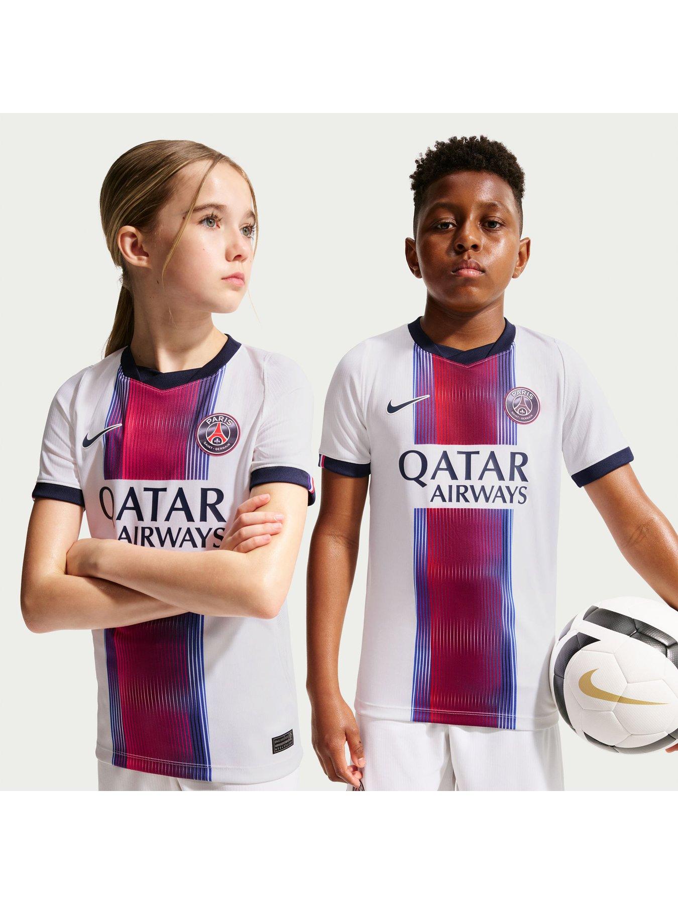 Nike Kids White Paris Saint Germain 2026/27 Away Shirt in Size 12-13Y, JD Sports - Image 2