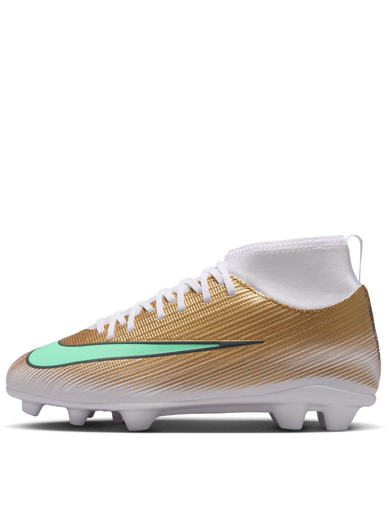 Image 1 of 8 of Nike Junior Superfly 11 Club Firm/Multi Ground Km Football Boots - Gold
