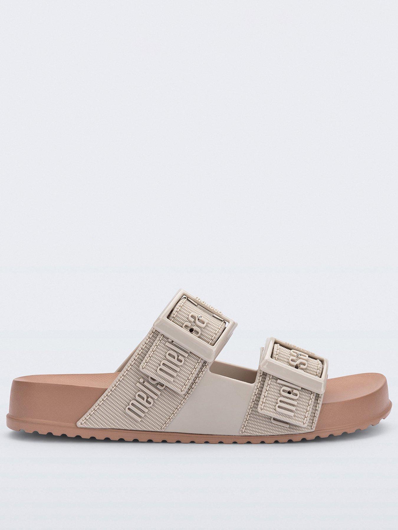 Mini Melissa Cozy Slide Sandal  - Beige
