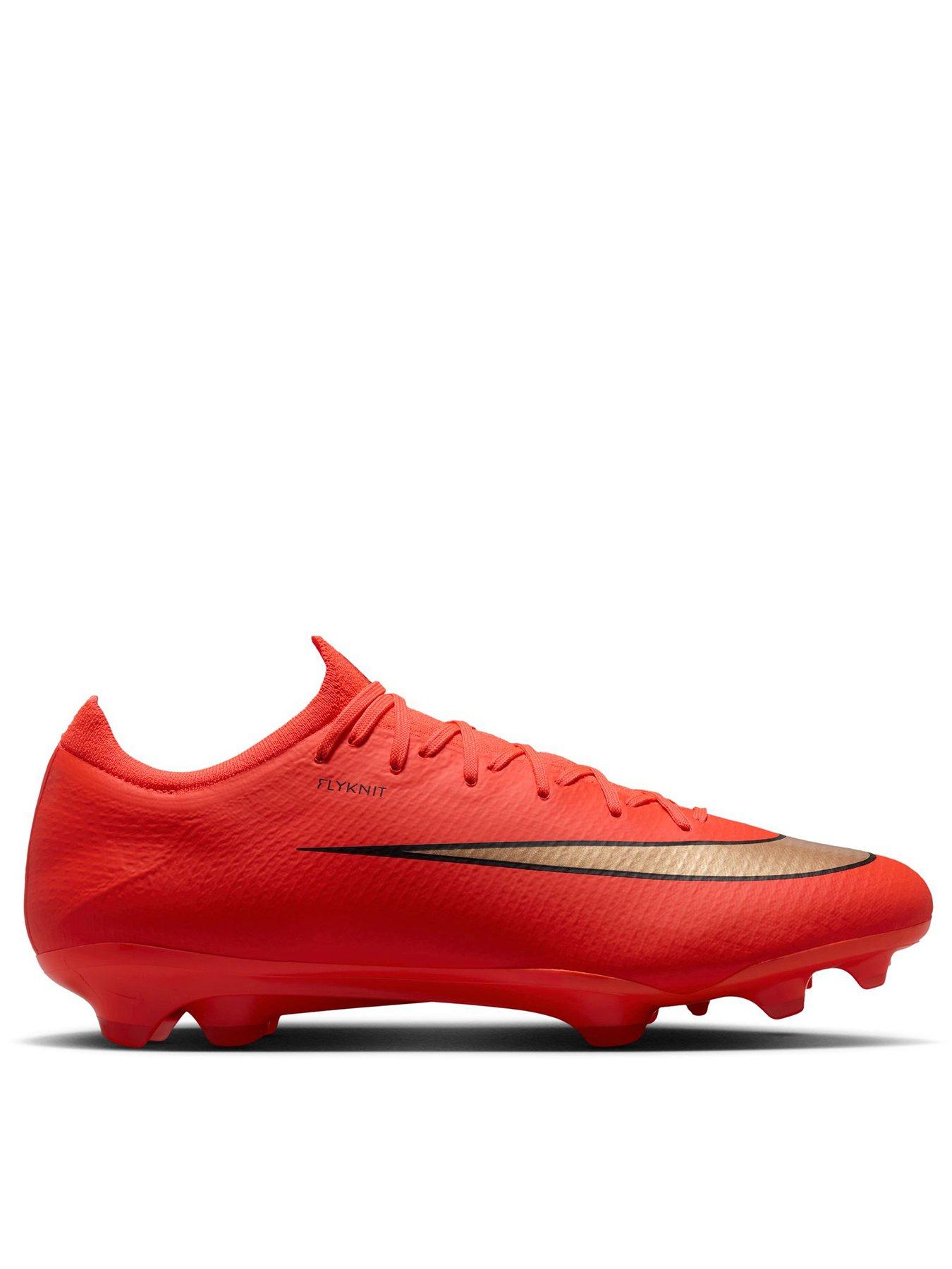 Nike Men's Air Zoom Mercurial Vapor Pro Adults Firm Ground Football Boots - Red/Gold - 10 (45) - Image 3