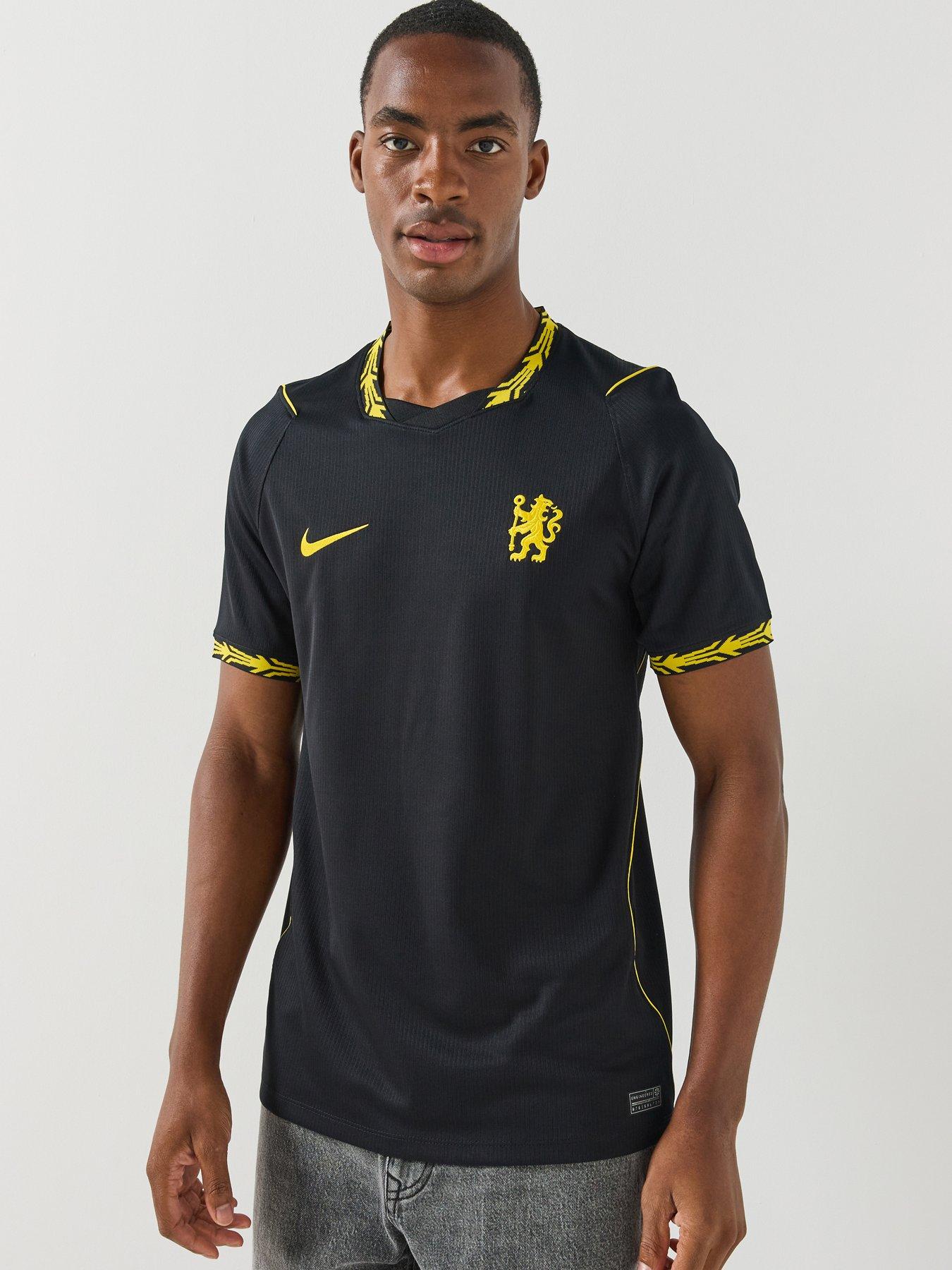 Image 1 of 7 of Nike Mens Chelsea 26/27 Dri-FIT Football Replica Shirt - Black